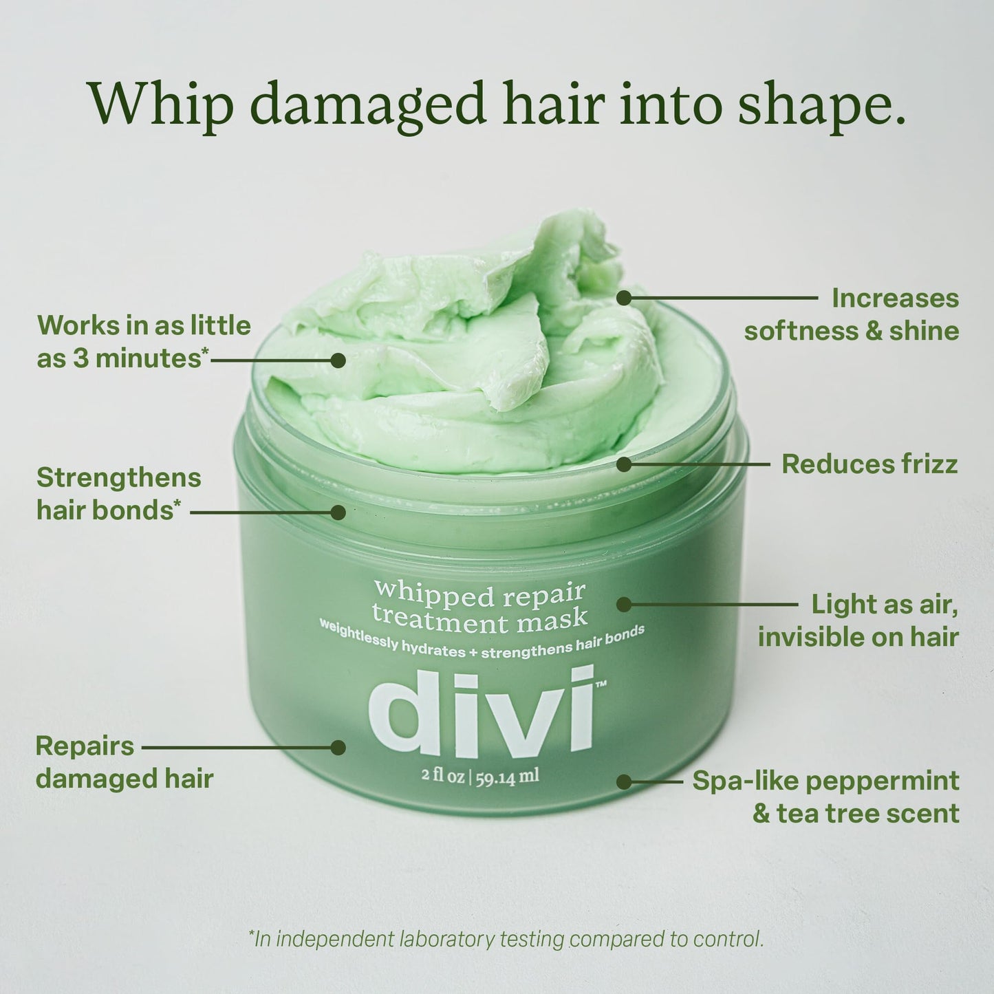 Divi Hydration Heroes Hair Care Kit – Includes Hydrating Shampoo, Conditioner, Whipped Mask & Leave-In Conditioner - Deeply Moisturizes, Strengthens & Restores Smooth, Shiny Hair, 4 Piece Set