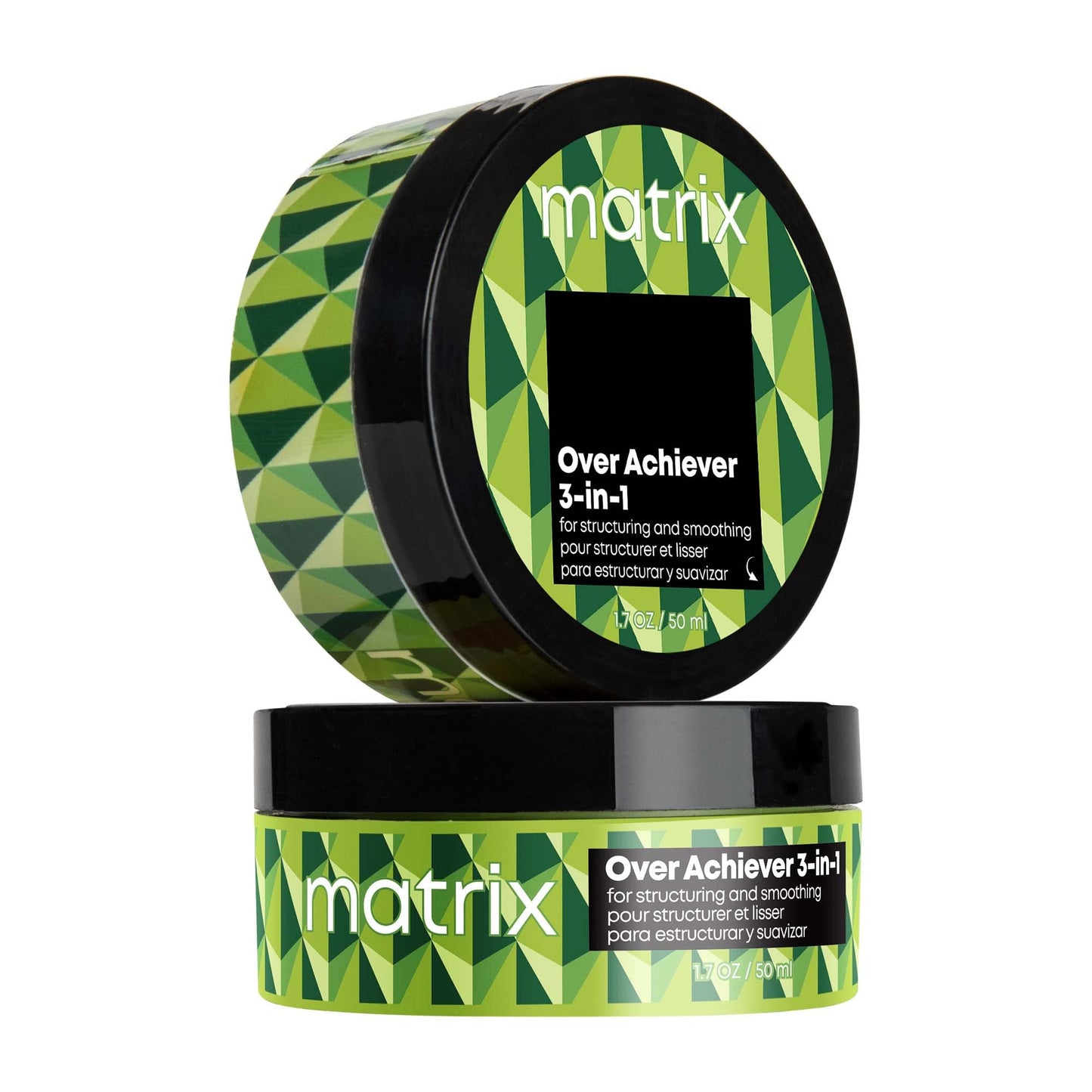 Matrix Styling Over Achiever 3-in-1 Wax For Smoothing & Structuring Hair - Provides Long Lasting Texture & Grip, Reworkable Hold, Spreads Like Cream Pomade, 1.7 Oz