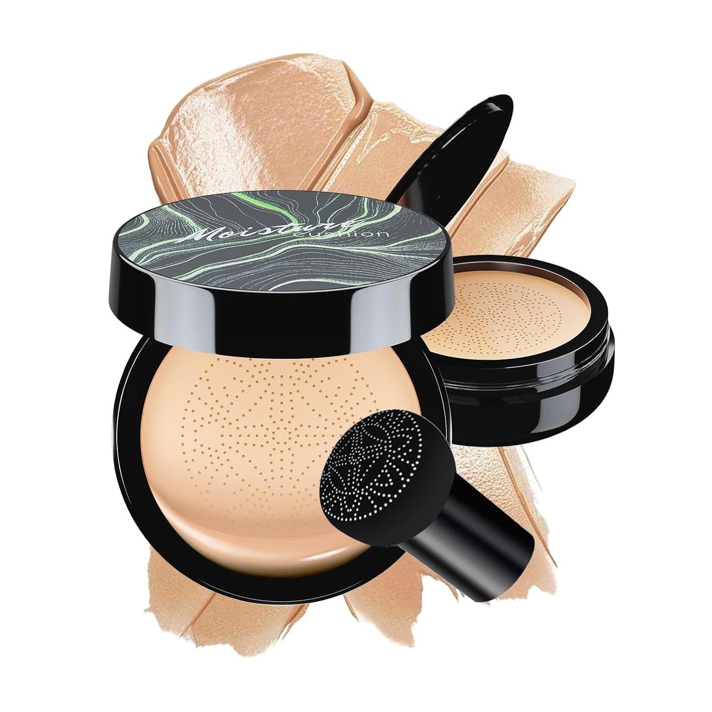 Cushion Foundation Concealer for Mature Skin - Lightweight CC Cream for Natural Finish | Perfect for Older Women