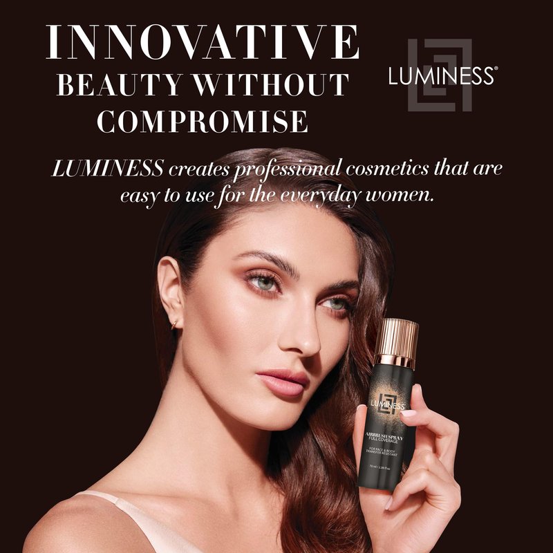 LUMINESS Waterproof Setting Spray for Makeup, Airbrush Spray Makeup Sealant (2.36 fl oz) - Long-Lasting Face Make Up Spray with Hydrating Mist Helps Control Oil & Replenishes Moisture