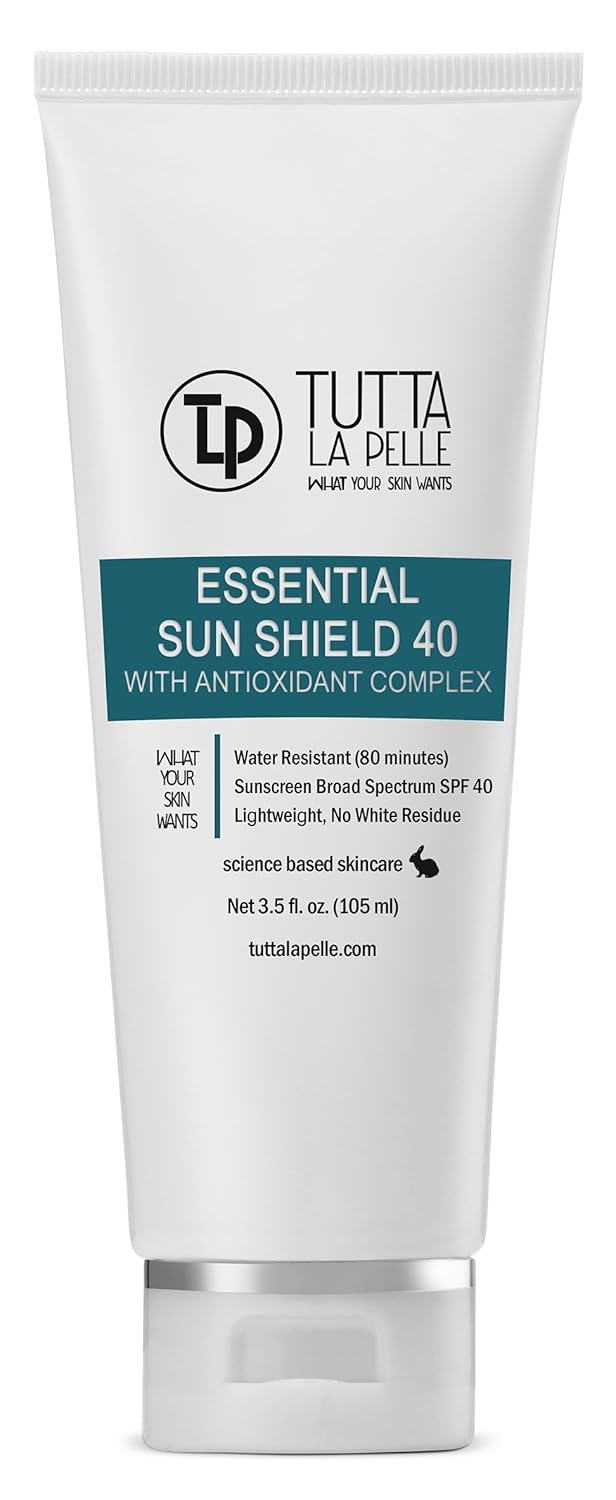 Zinc Oxide Sunscreen SPF 40 - Broad Spectrum UVA/UVB Protection | Water-Resistant, Fragrance-Free, Lightweight - 3.5oz
