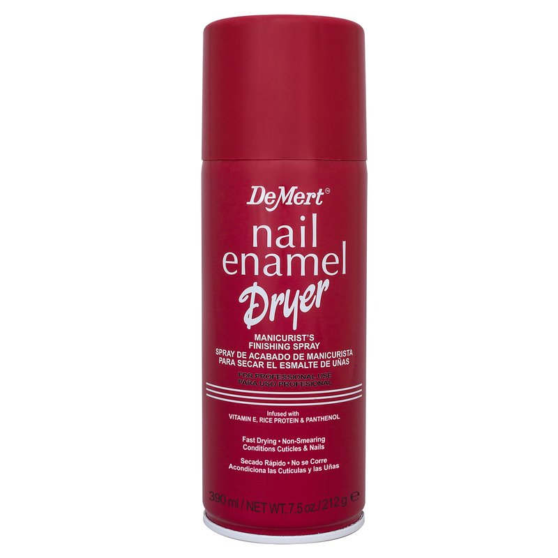 Demert Brands Nail Enamel Dryer Manicurist's Finishing Spray - 7.5 fl oz Spray Can - Fast Drying