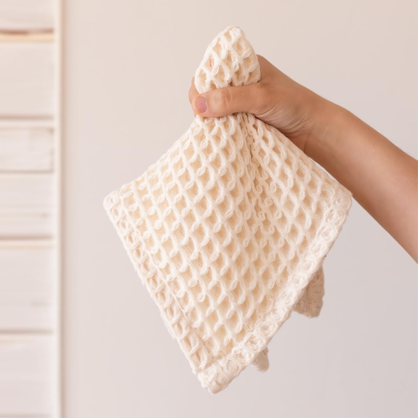 Viva Maison Premium 100% Turkish Cotton Wash Cloths & Face Towels Pack of 8, Luxury Turkish Waffle Washcloth Ideal for Bath, Makeup, Kitchen (Gray, Set of 8 Washcloths)