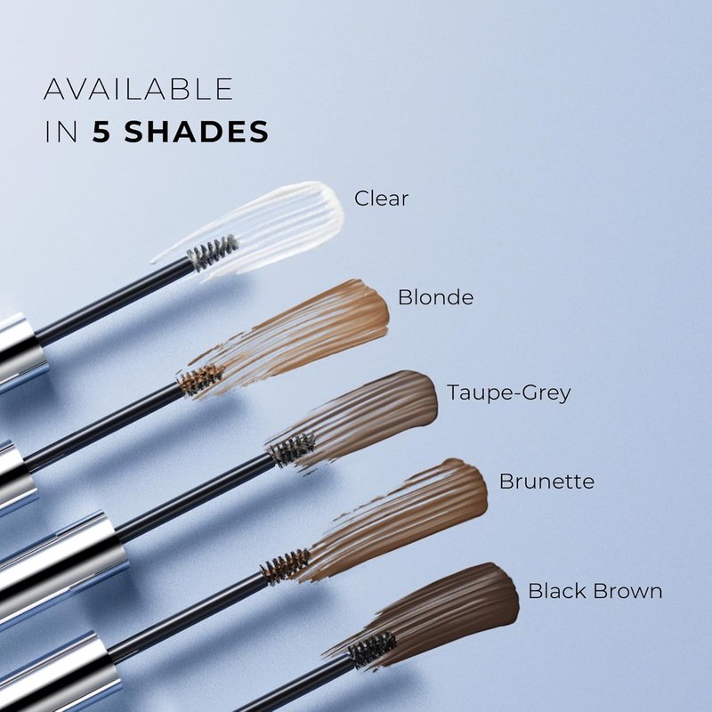 Wunderbrow Fluffy Brow Wax - 16 Hour Hold, Smudgeproof & Water Resistant | Brunette Shade