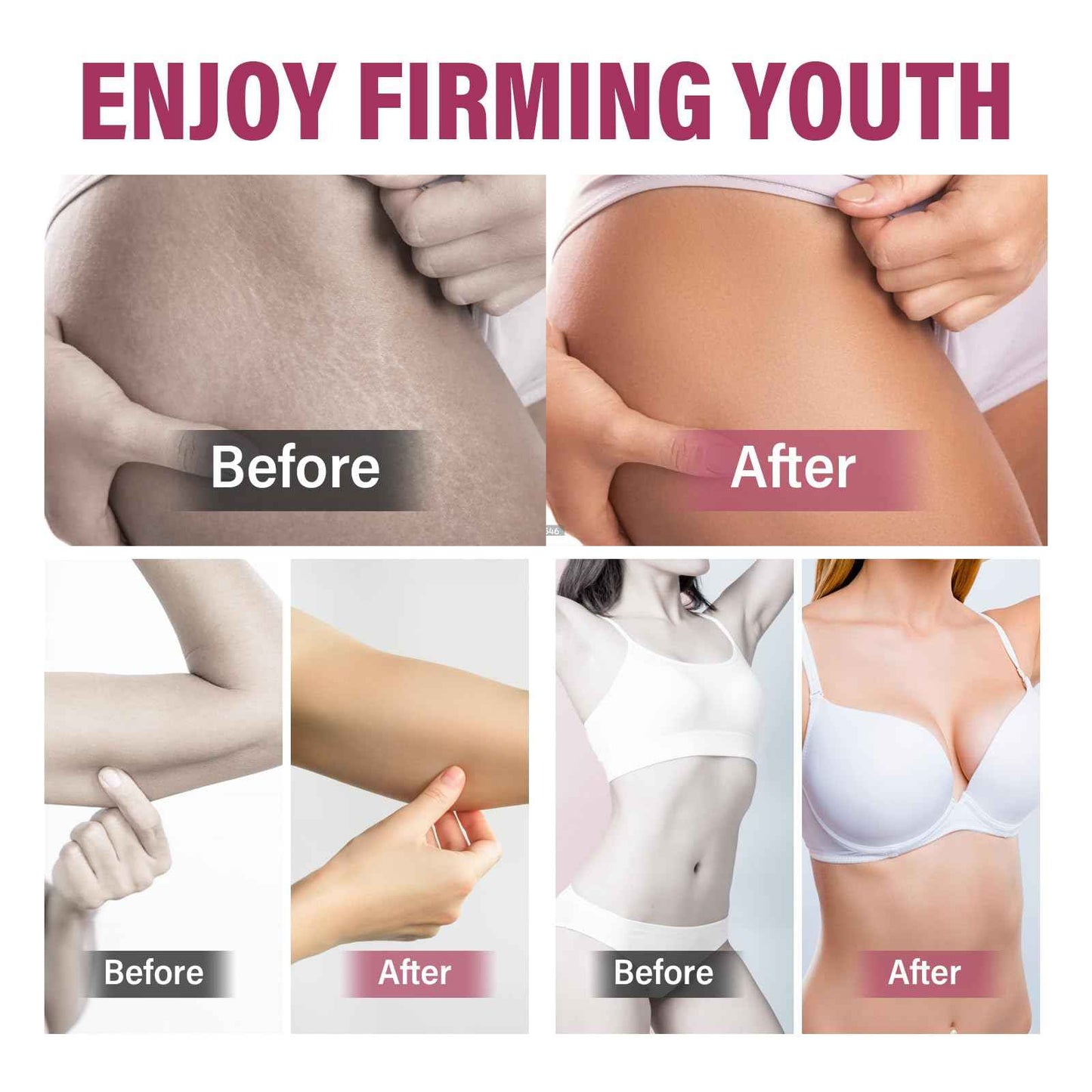 Luxury Body Firming Oil, Magi-c Body Firming Oil, Natural Camellia & Cactus Extract for Skin Tightening and Deep Moisture - Smooths, Firms, Hydrates - Natural Formula, 3.38 fl oz