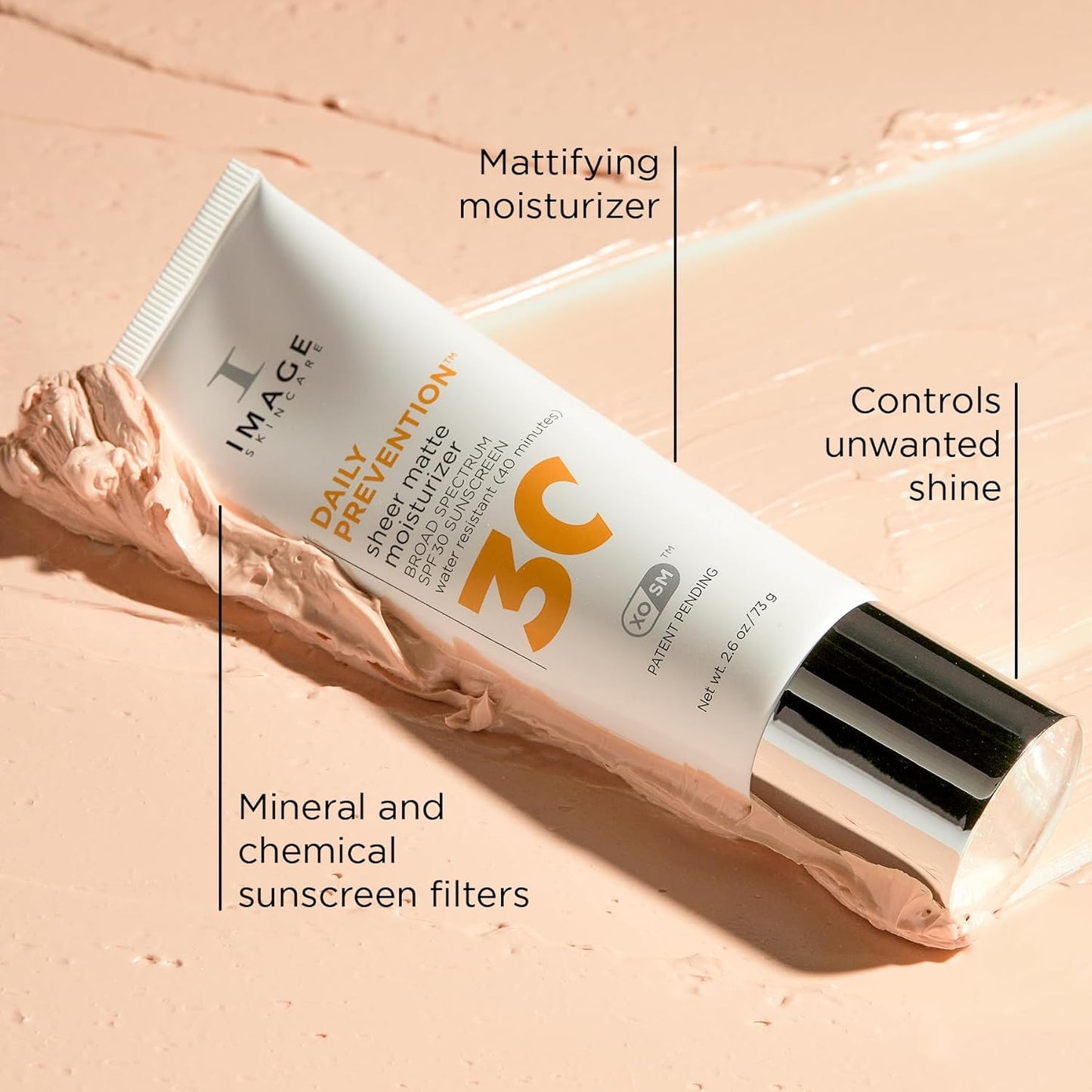 IMAGE Skincare Daily Prevention Matte Moisturizer - SPF 30 Broad Spectrum Sunscreen for Shine Control
