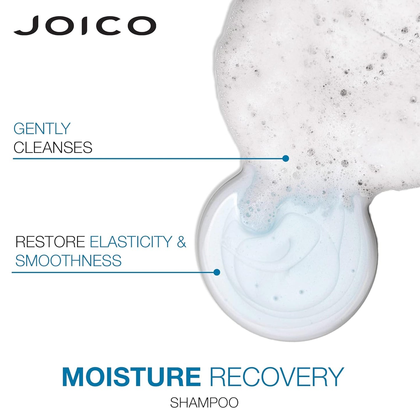 Joico Moisture Recovery Shampoo & Conditioner Set - Hydrating Formula for Thick, Coarse, Dry Hair | 33.8 Fl Oz