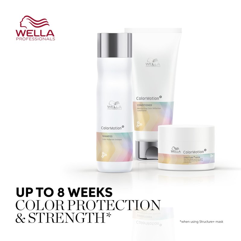Wella Professionals ColorMotion+ Structure+ Bonding Mask | Intense Deep Conditioning Treatment | Preserves Hair Color Vibrancy | 16.9 Fl Oz