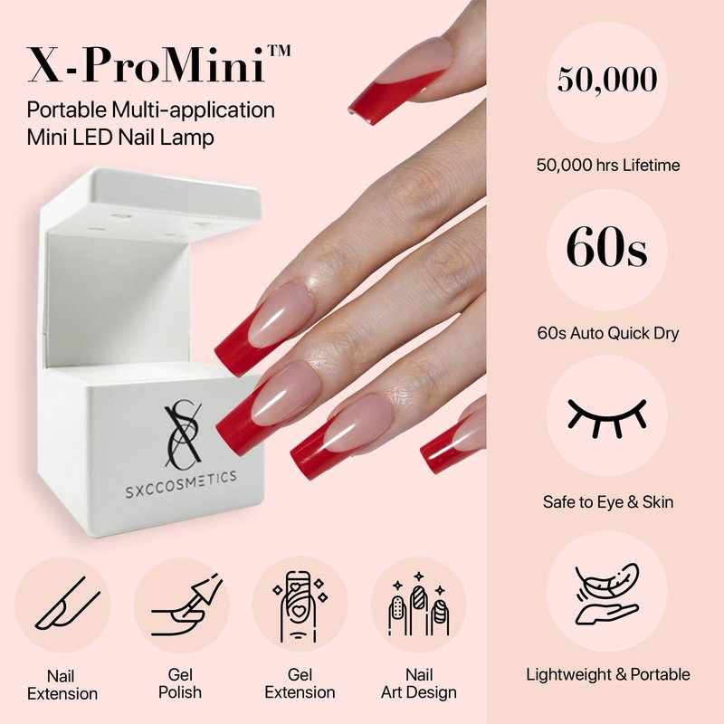 French Tip Press On Nails - Red Series Medium Almond Fake Nails | 150PCS, 15 Sizes, 5 Styles, Beginner-Friendly