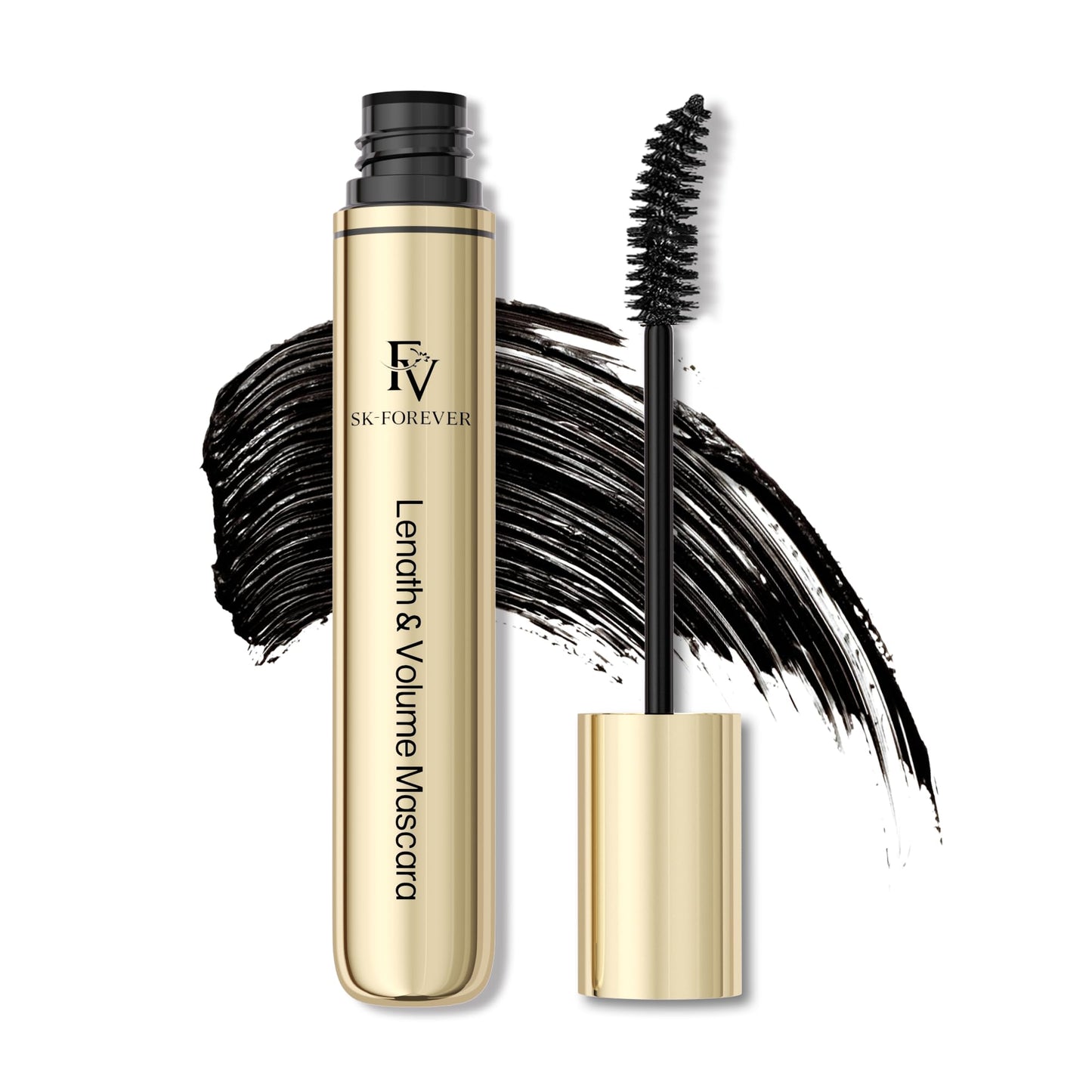 FV Waterproof Black Mascara Long Lasting Smudge Proof