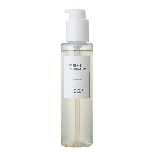 A24 Organic Aloe Foaming Wash | pH 5.5 | Hypoallergenic | No Water Added | 99% Natural | Vegan Formula | Ideal for Sensitive and Dry Skin | Soap Free
