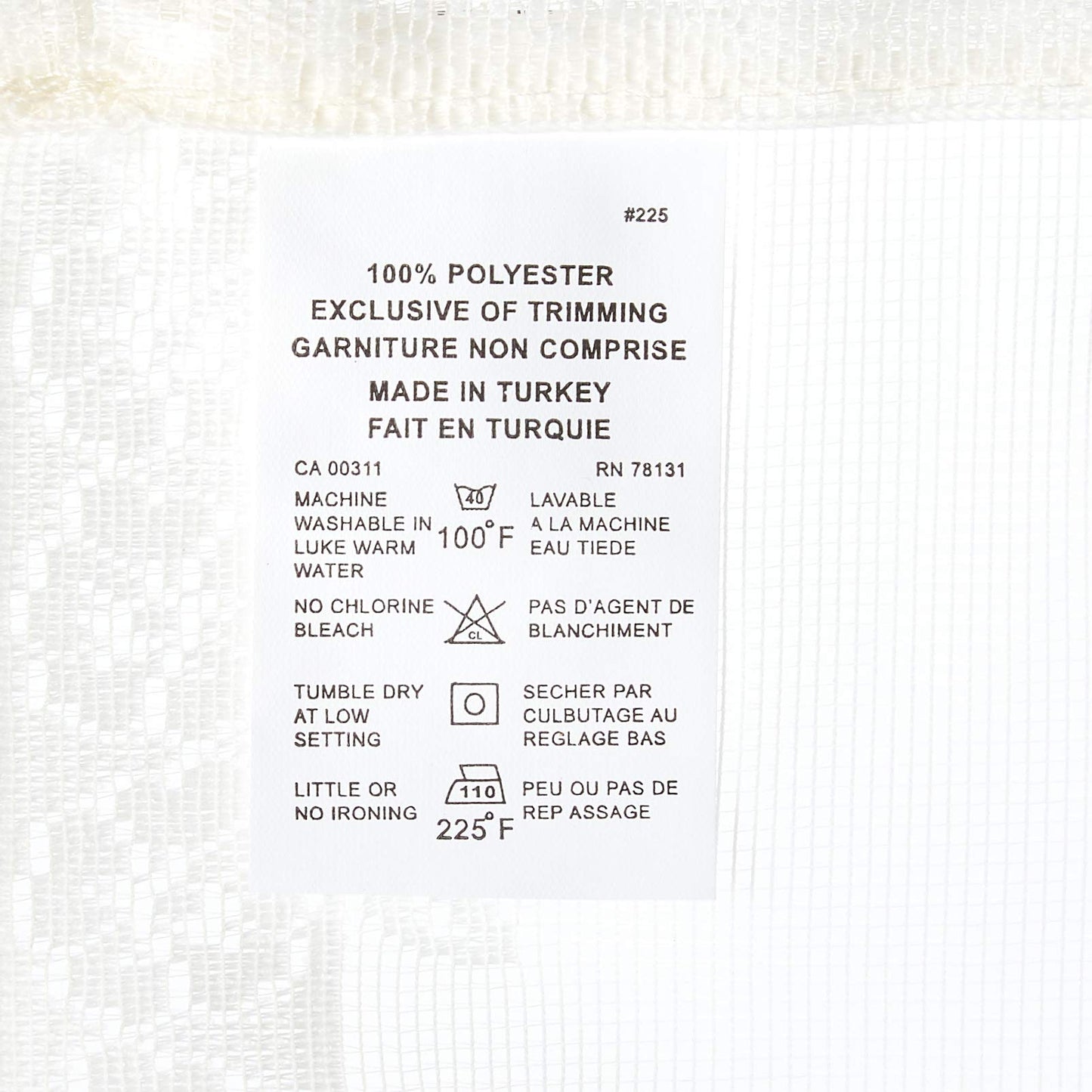 Commonwealth Home Fashions Mona Lisa Jacquard Scalloped Lace Valance,56 x 15