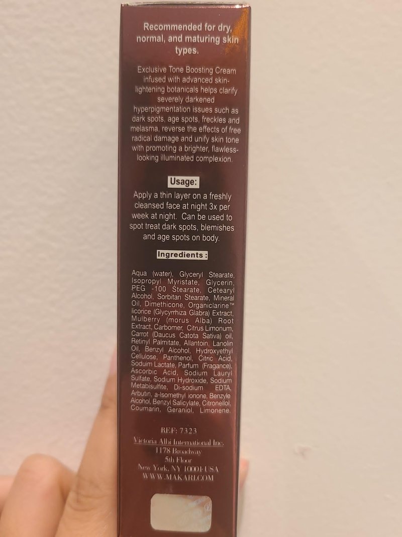 MAKARI Exclusive Active Intense Tone Boosting Face Cream (1.7 oz) | Skin-Brightening Facial Cream | Moisturizes and Softens | Smoothens Fine Lines & Wrinkles | For Dry, Normal, and Maturing Skin