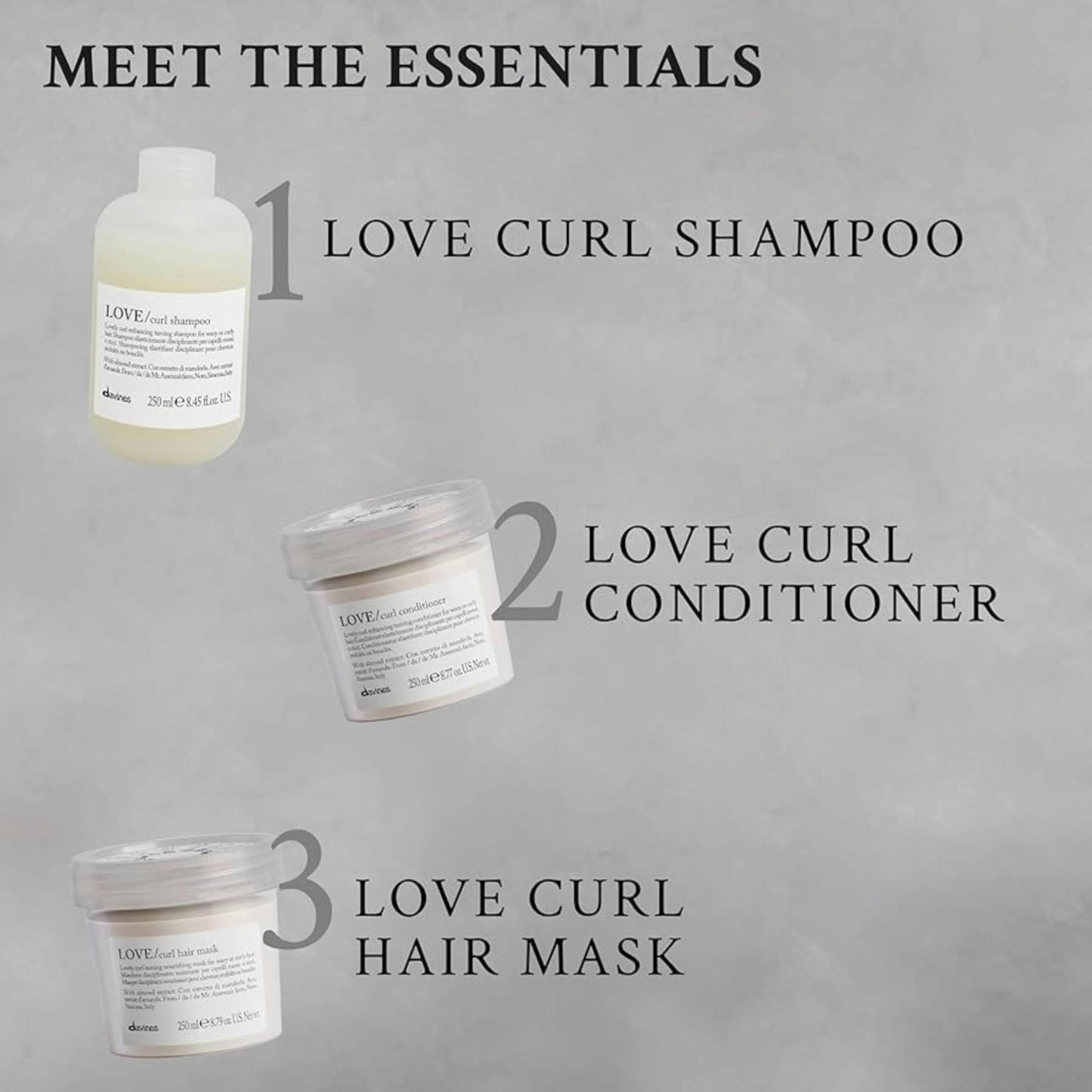 Davines LOVE Curl Revitalizer, Elasticizing Refresh Spray for Wavy and Curly Hair - Strong Anti-Frizz Control to Boost Vitality & Elasticity Between Shampoos with Almond Extract, 8.45 Fl Oz