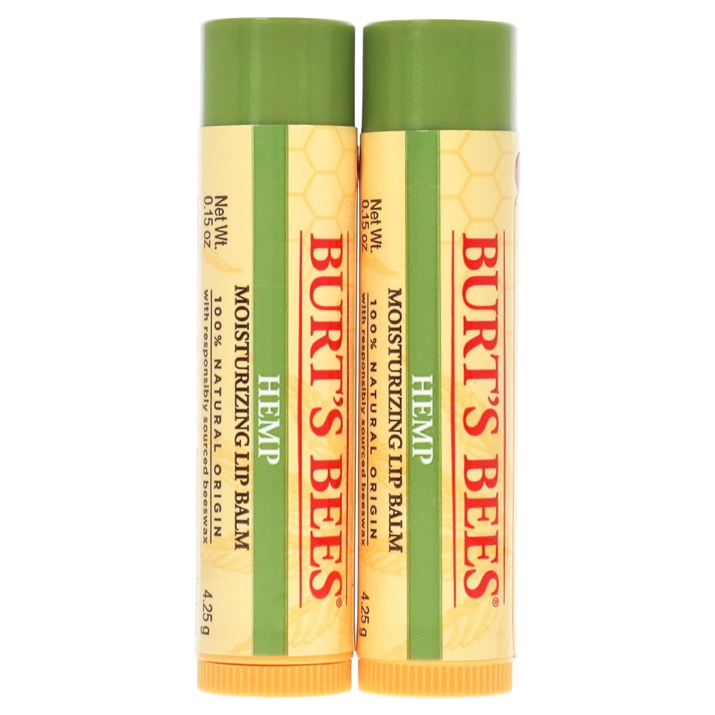 Burt's Bees Hemp Lip Balm - Nourishing Moisturizer for Soft Lips | 2 oz Unisex