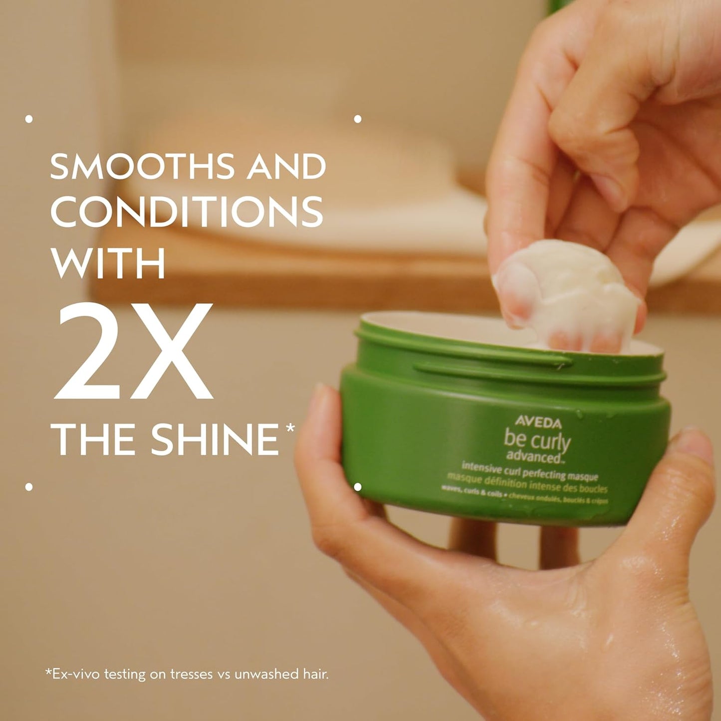 Aveda Be Curly Advanced Intensive Curl Perfecting Masque - Deep Conditioning for Curly, Coily & Wavy Hair | Silicone & Sulfate Free