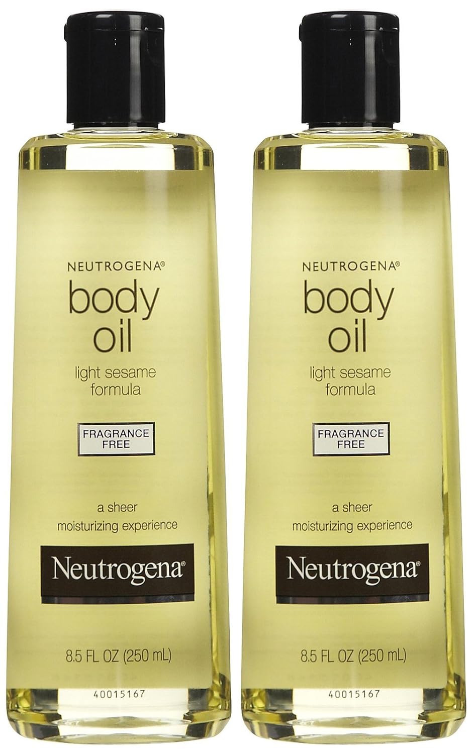 Neutrogena Body Oil - Fragrance-Free Moisturizing Formula | 8.5 Fl Oz (Pack of 2)