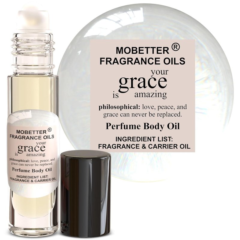 Your Grace is Amazing Women’s Perfume Body Oil - Long-Lasting Fragrance