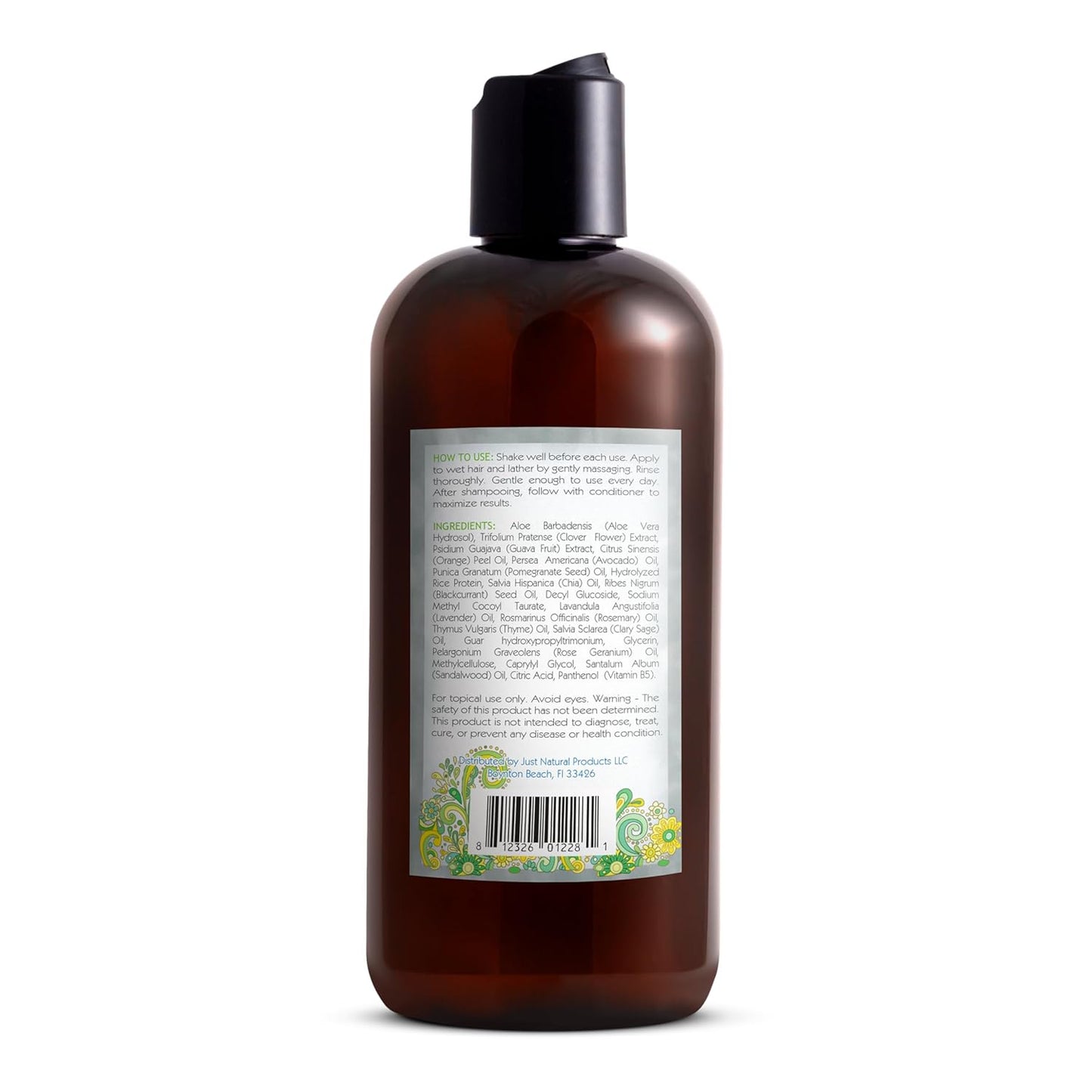 Gray Hair Shampoo - Natural Treatment for Gray Hair | 16 Oz Just Nutritive Formula