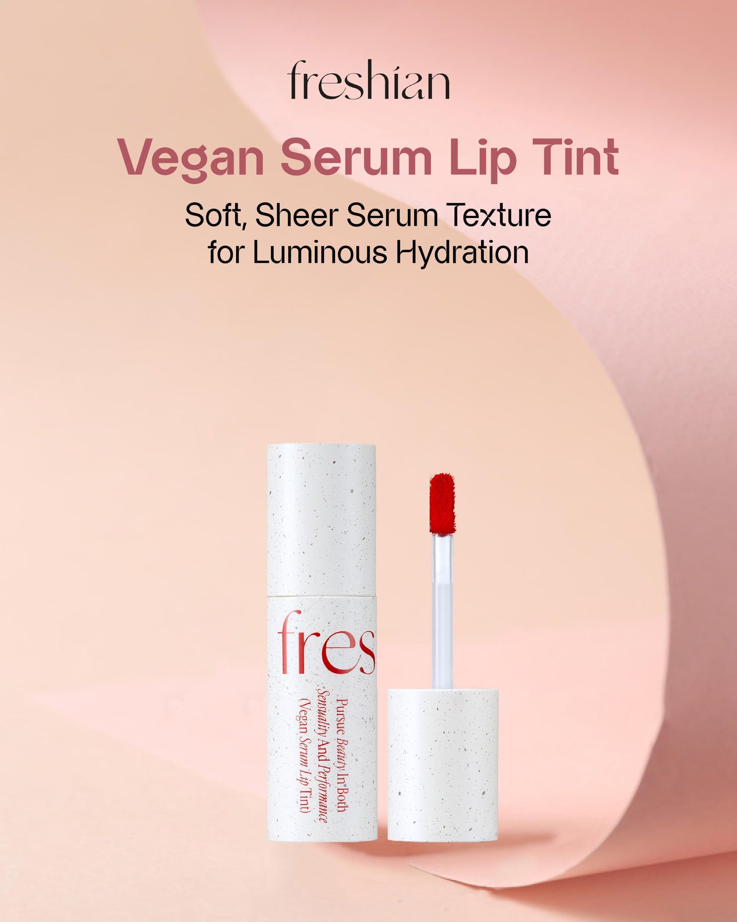 FRESHIAN Vegan Serum Lip Tint (03 Preserved, 0.21oz) - Long-Lasting Moisturizing Formula, Lightweight Lip Stain. Korean Makeup Skin Care. Luminous, Hydrated Lips.