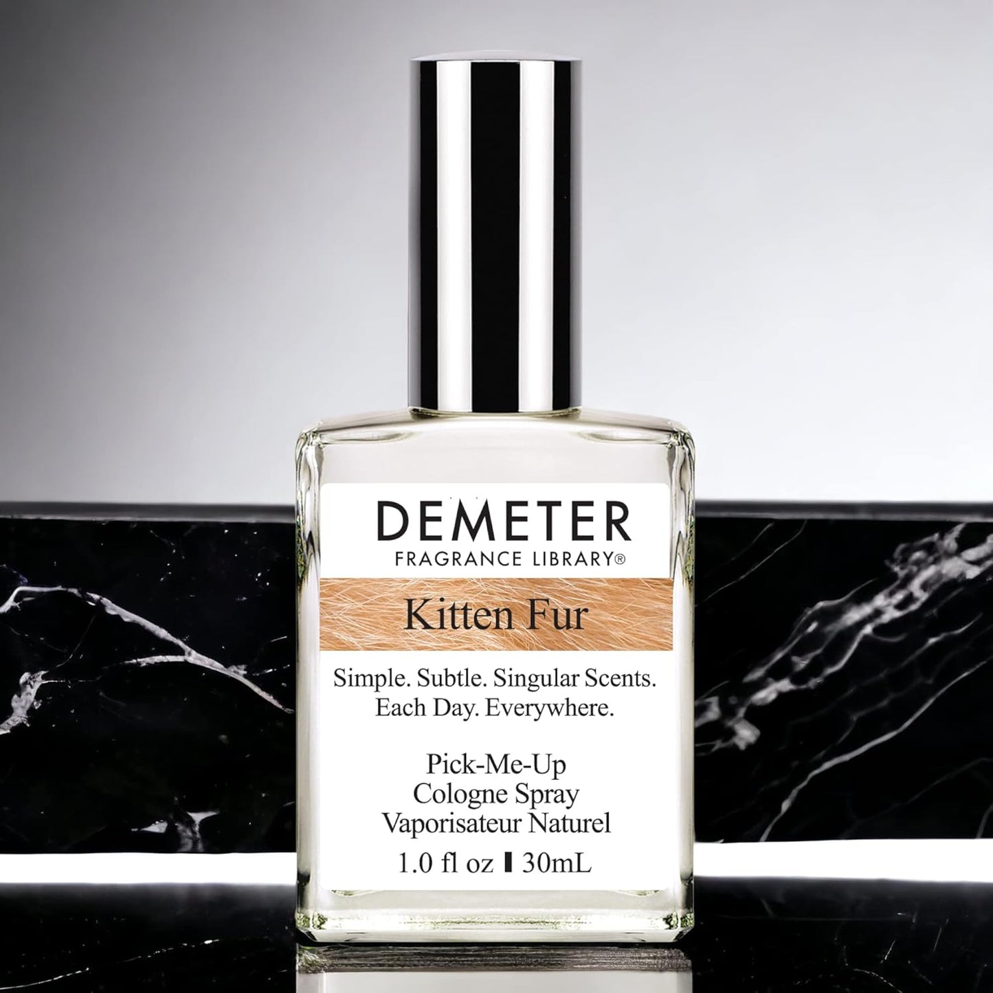 Natural Perfume Spray Cologne for Women & Men - Kitten Fur Scent, 1 oz
