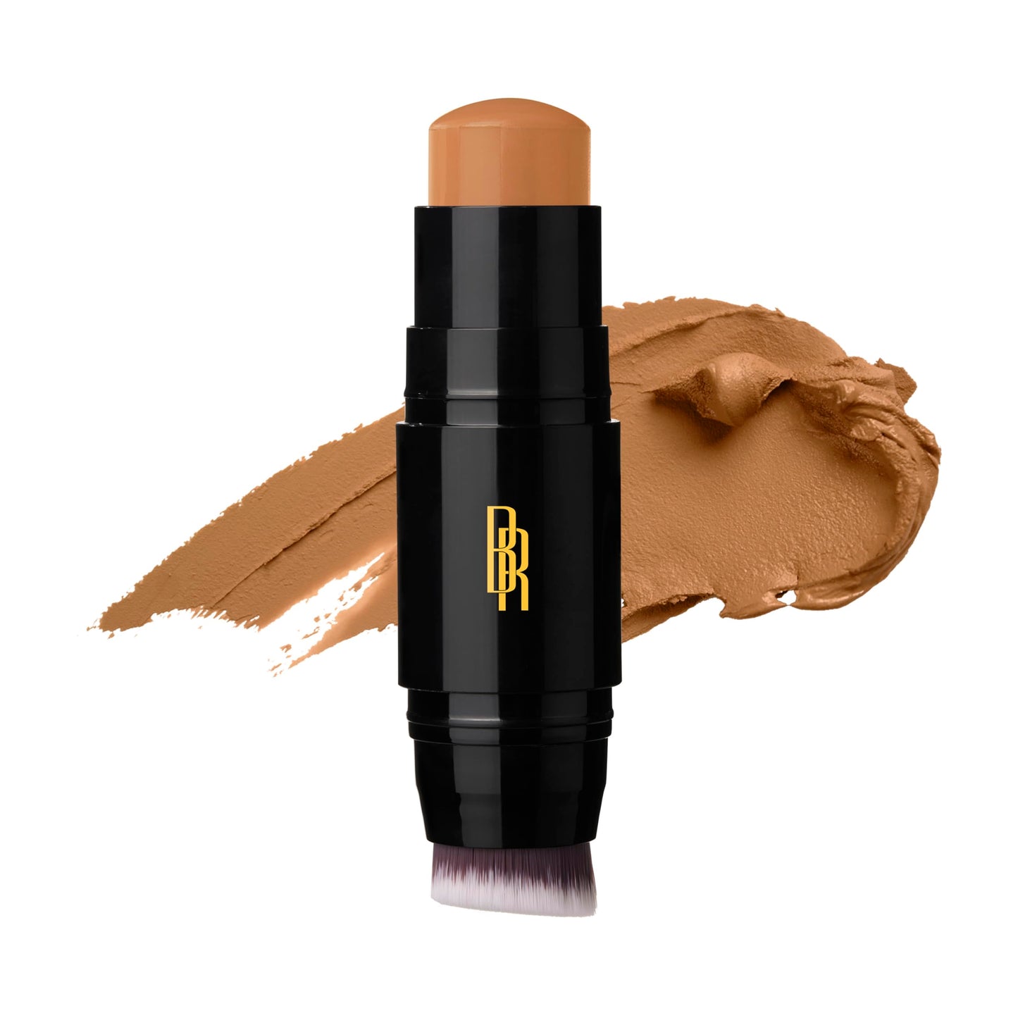 Black Radiance Color Perfect Foundation Stick with Soft Brush Applicator Duo – Buildable, Blendable Versatile Pigment-Rich Formula - Beautiful Bronze