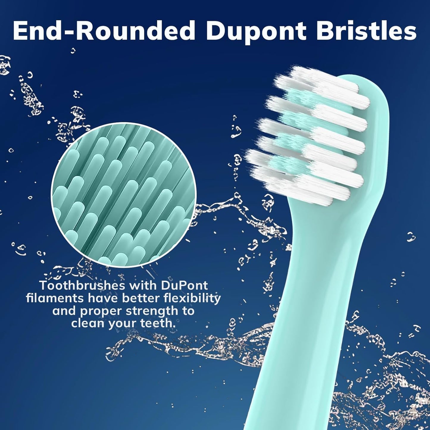 Replacement Toothbrush Heads for Colgate Hum - 10 Pack Compatible Brush Heads for Smart Electric Toothbrush