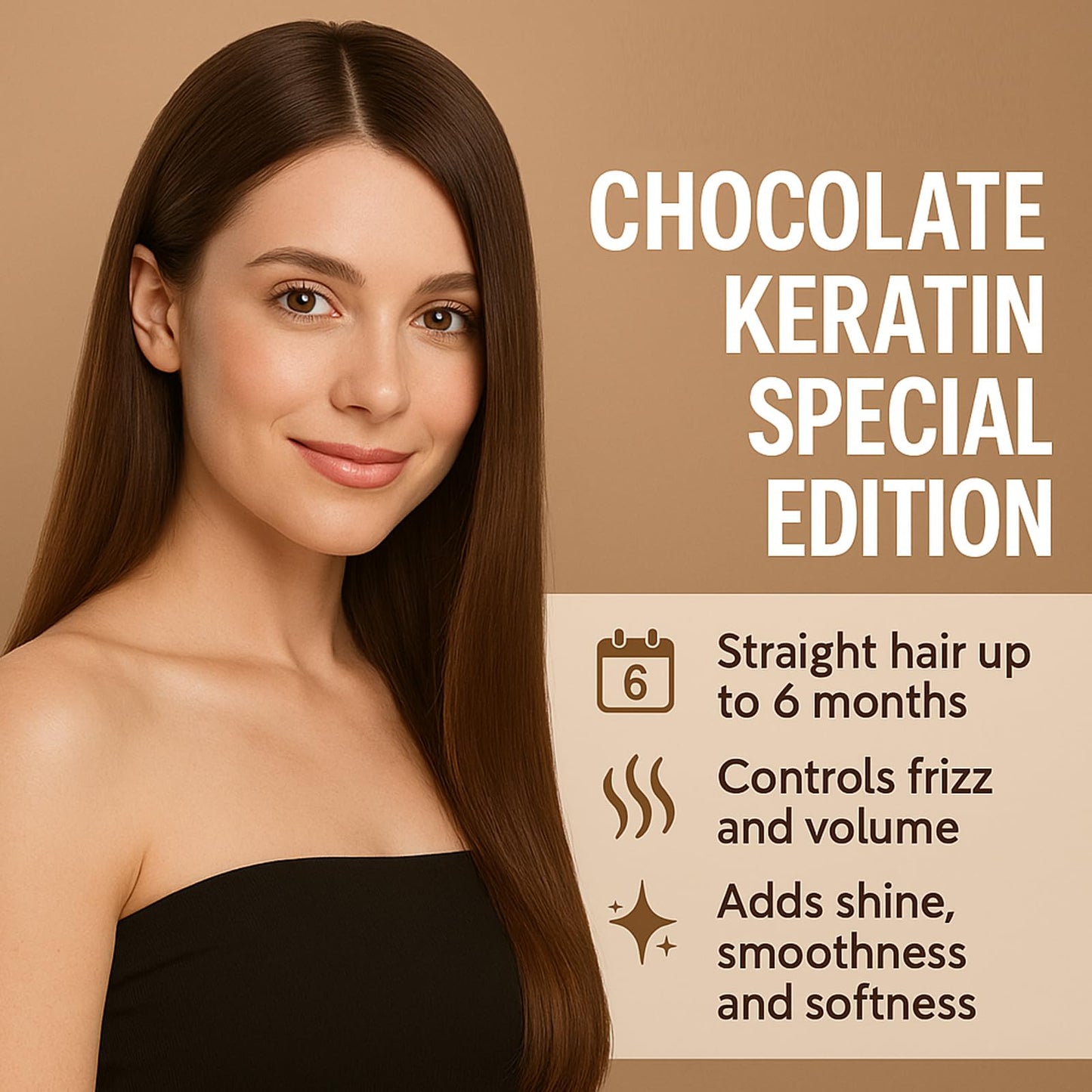 Kachita Spell Brazilian Keratin Hair Straightening Treatment, Lasts Up to 18 Weeks, Keratin Chocolate & Argan Oil Complex, Queratina para Alisar el Cabello, Home & Professional Use, 16 fl oz