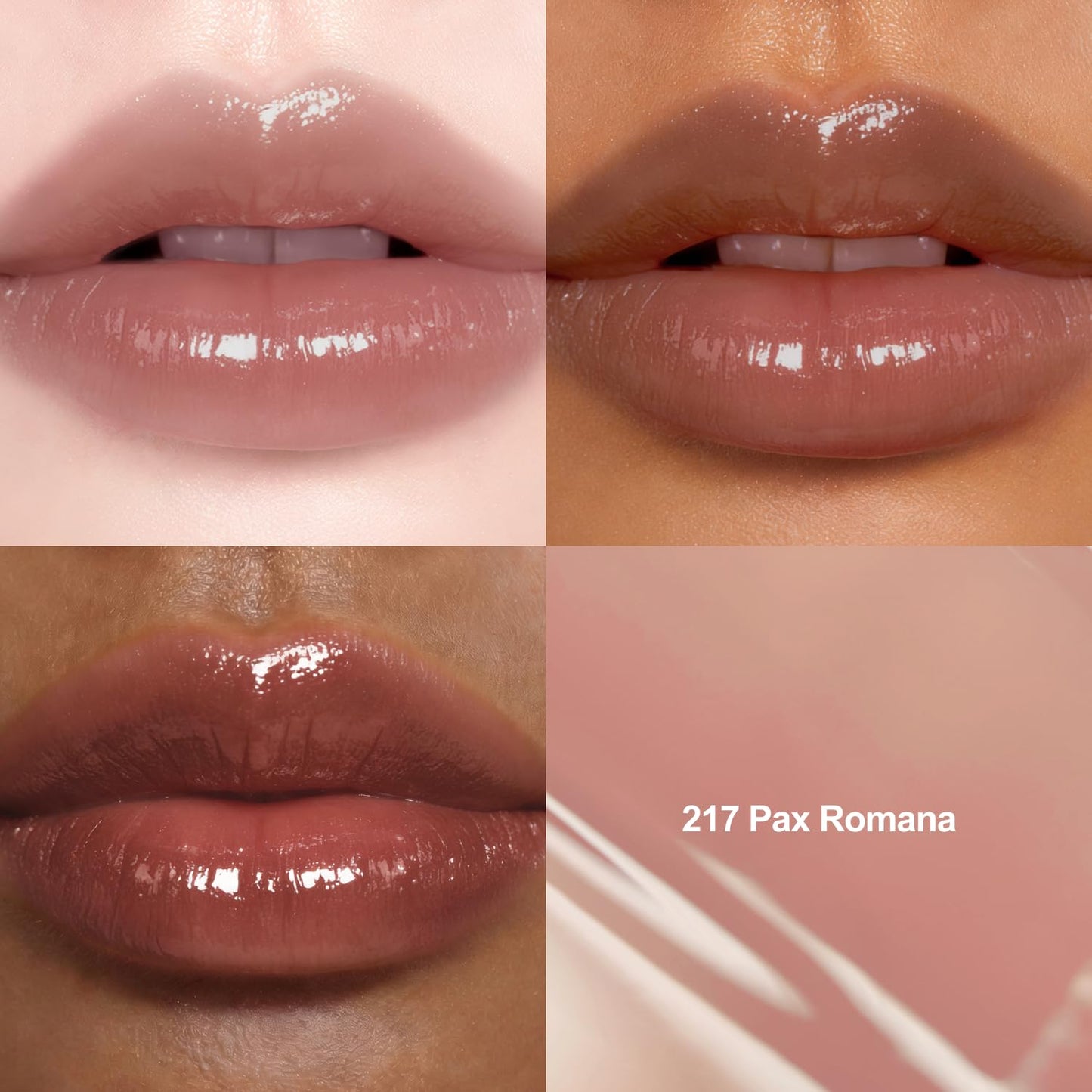 DINTO Blur-Glowy Lip Tint (217 Pax Romana) – Dewy Finish Glowy Korean Lip Tint, Long Lasting All Day Stain, Warm Soft Nude, Vegan & Cruelty-Free, 0.11 fl oz