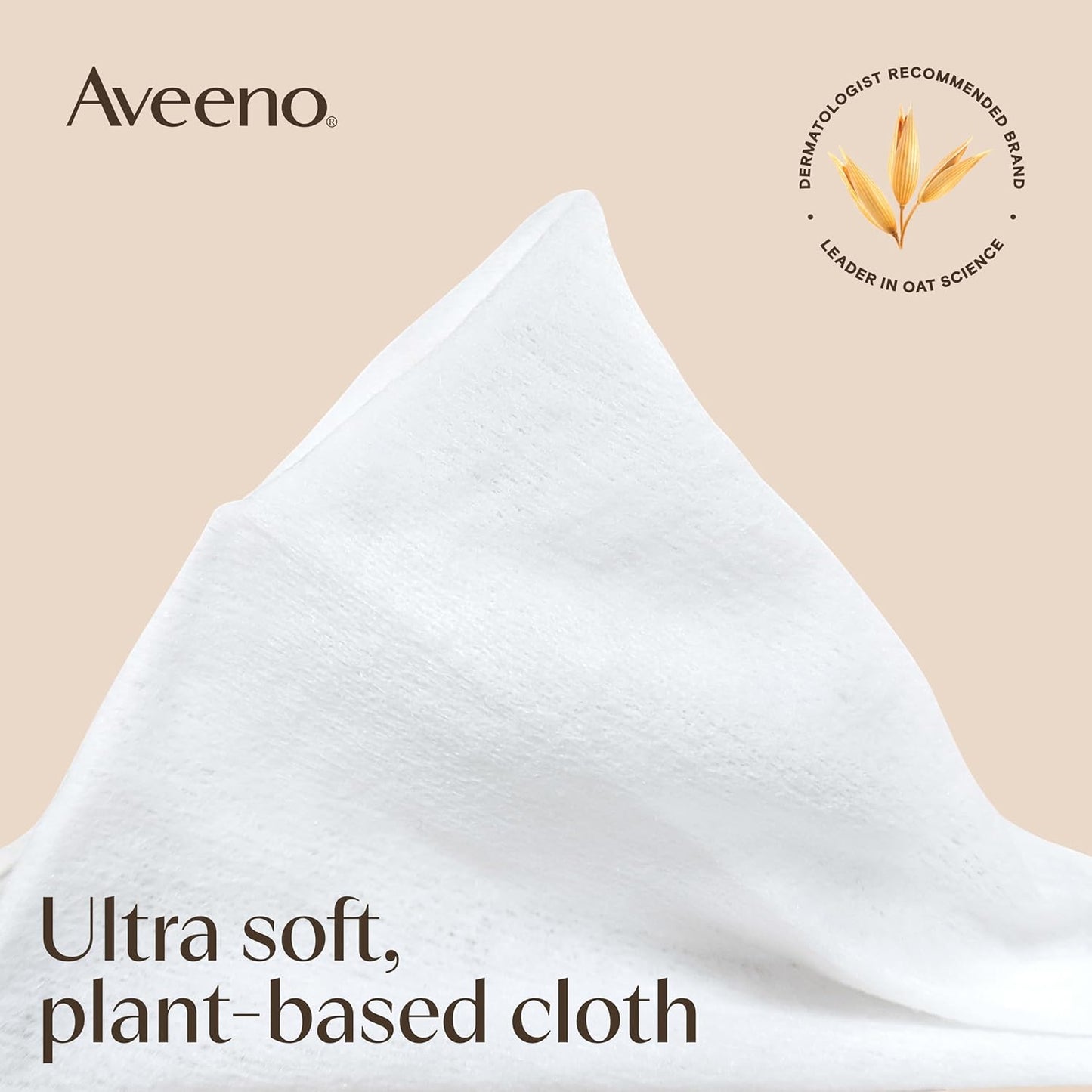 Aveeno Calm + Restore Makeup Remover Wipes - Unscented, Fragrance-Free Facial Towelettes with Oat Extract & Feverfew | 25 Ct