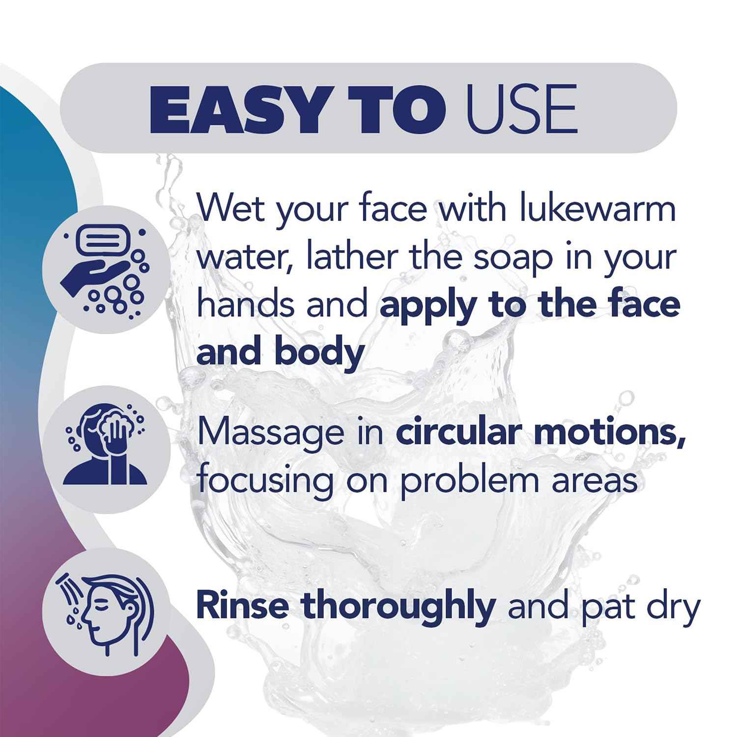 Asepxia Acne Treatment Bar Soap with Baking Soda | Face Wash, Deep Cleansing, Natural Extracts, Gentle Daily Use, 1.8% Salicylic Acid for Pimples & Blackheads, 4 Oz, 5-Pack