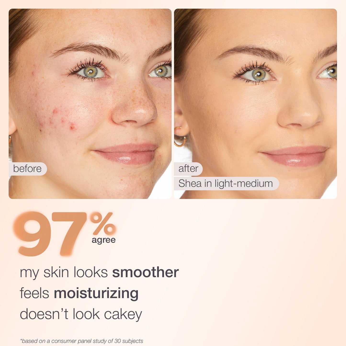 tarte BB blur tinted moisturizer Broad Spectrum SPF 30 – Medium Buildable Coverage with Natural Lightweight Matte Finish, Vegan & Cruelty-Free, full size, tan