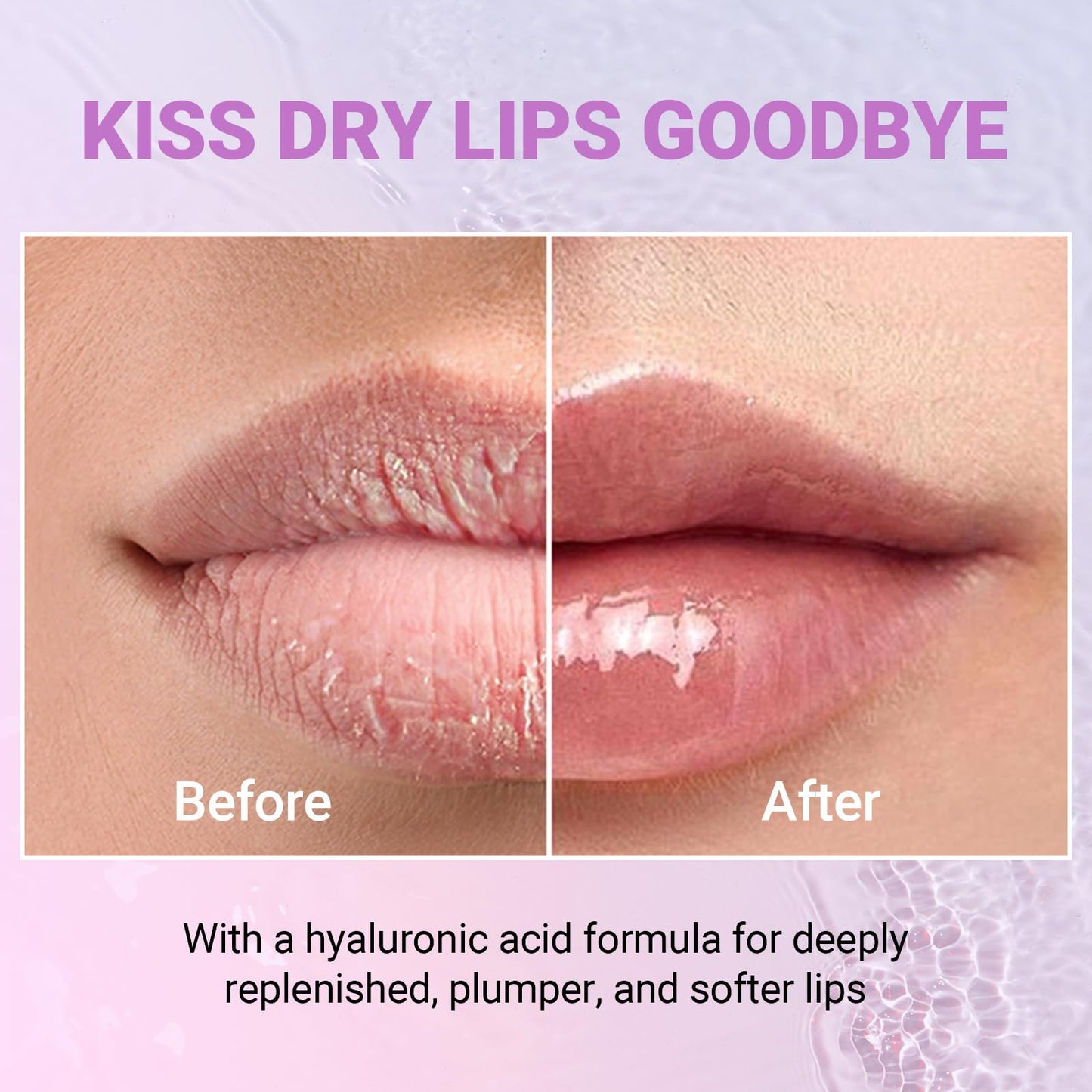iMethod Overnight Lip Mask - Hydrating Lip Butter Balm with Hyaluronic Acid, Lip Moisturizer For Very Dry Lips, Lip Sleeping Mask to Nourish & Repair Cracked Lips, Smoothes Fine Lines - Grape
