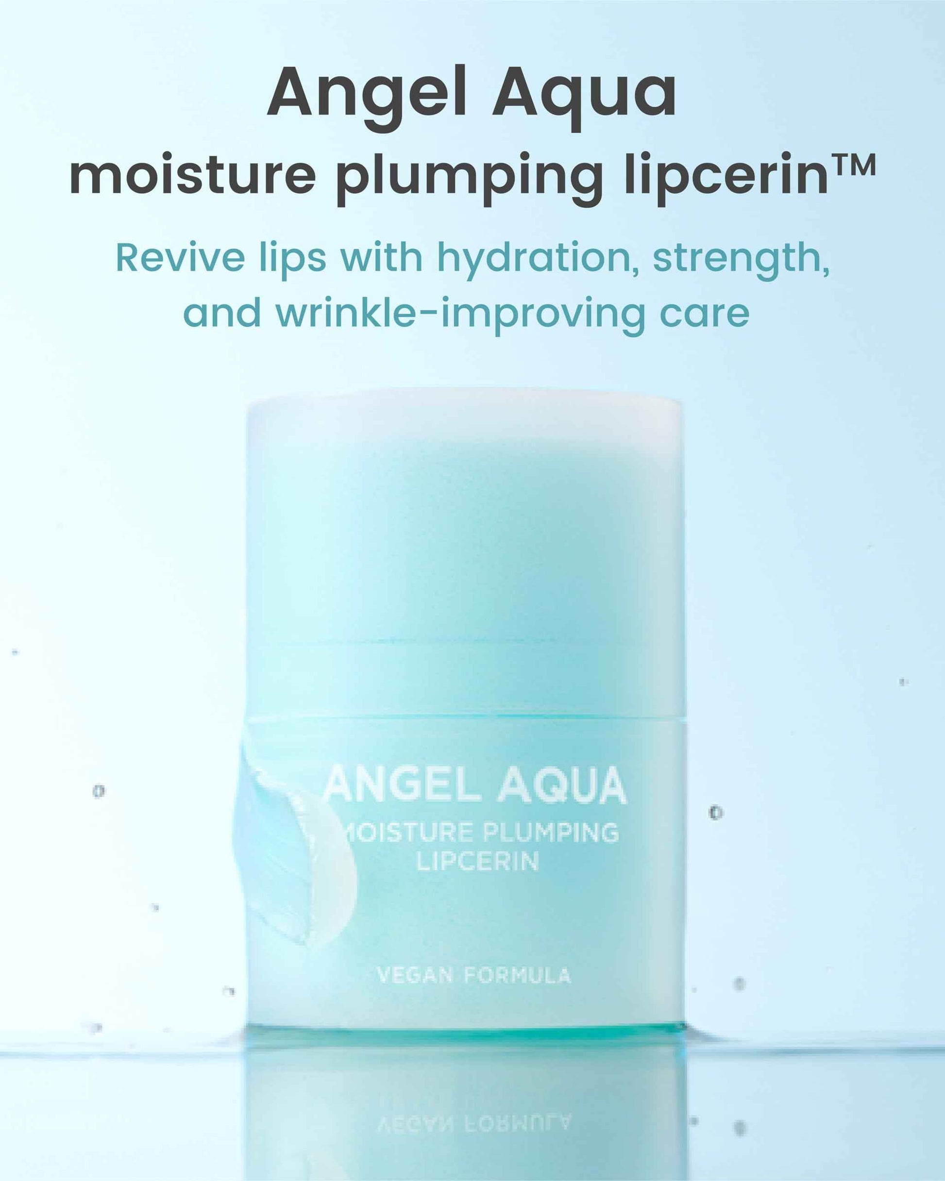 BEYOND Plumping Lipcerin (0.5fl oz) - Dewy Hydrating Lip Care Balm. Overnight Sleeping Mask for Dry, Chapped Lips. Vegan Formula with Collagen, Hyaluronic Acid, Peptides.