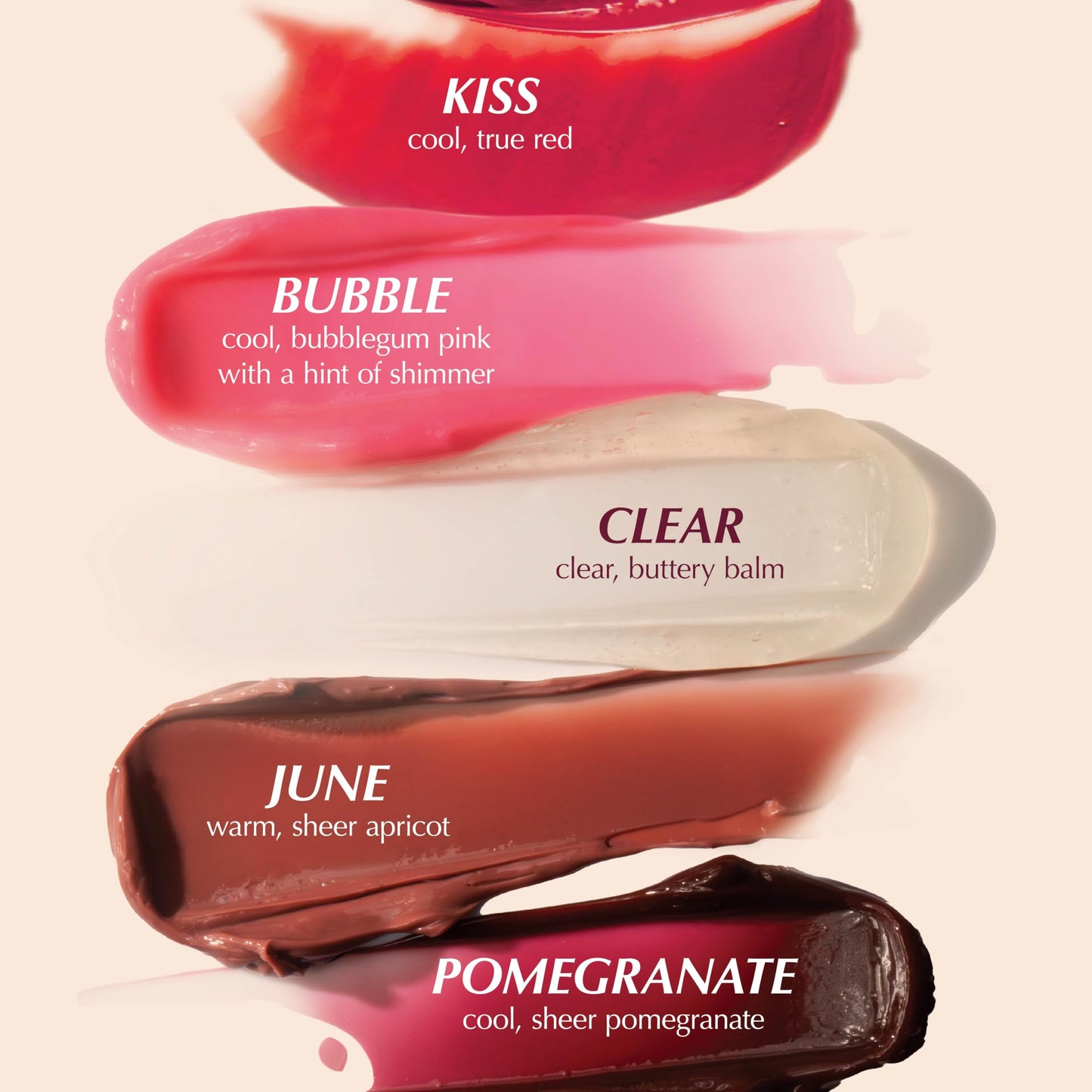 PERSONA Pomegranate Daymask Peptide Lip Balm | Rich, Glossy Hydration | With Oat Kernel Oil, Squalane & Peptide Complex | Vegan, Fragrance-Free, Sensitive-Lip Safe (0.3 oz) | Made in USA