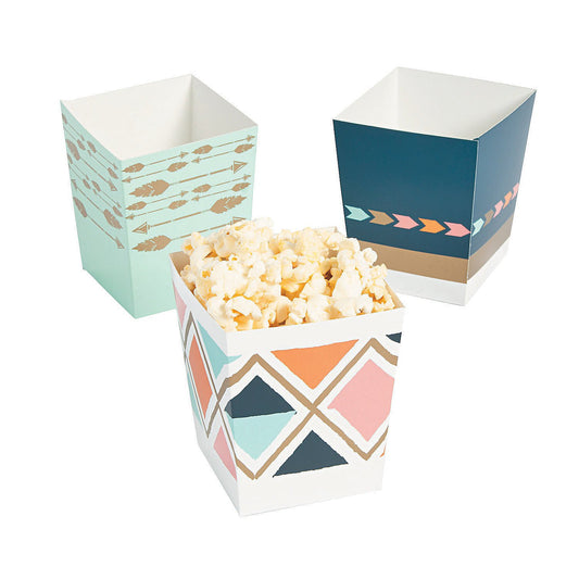 TRIBAL BABY POPCORN BOXES (24PC) - Party Supplies - 24 Pieces