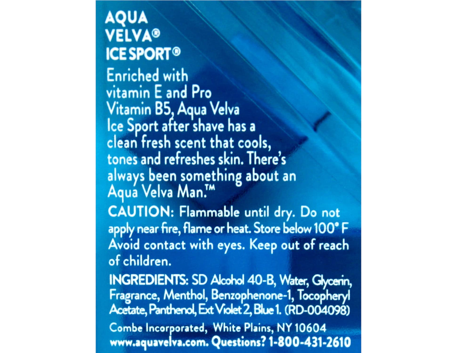 Aqua Velva Ice Sport Cooling After Shave 3.50 Ounce (Value Pack of 6)