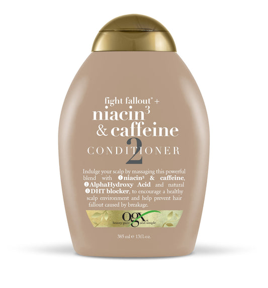 Organix Fight Fallout Plus Conditioner, Niacin/Caffeine, 13 Fluid Ounce