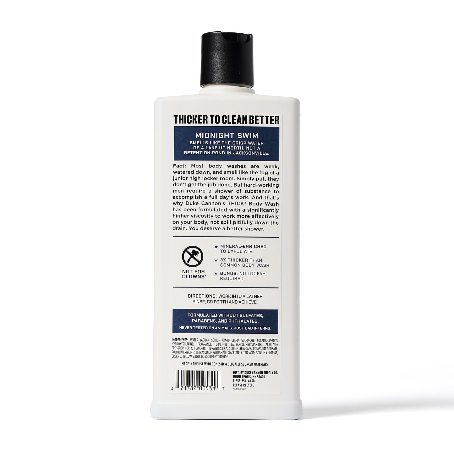 Duke Cannon Supply Co. 2-in-1 Tea Tree Hair Wash & Midnight Swim Body Wash Bundle - Masculine Scent - Gentle Cleansing Hair Wash - Deep Cleaning Body Wash - Midnight Swim/Tea Tree 2-1