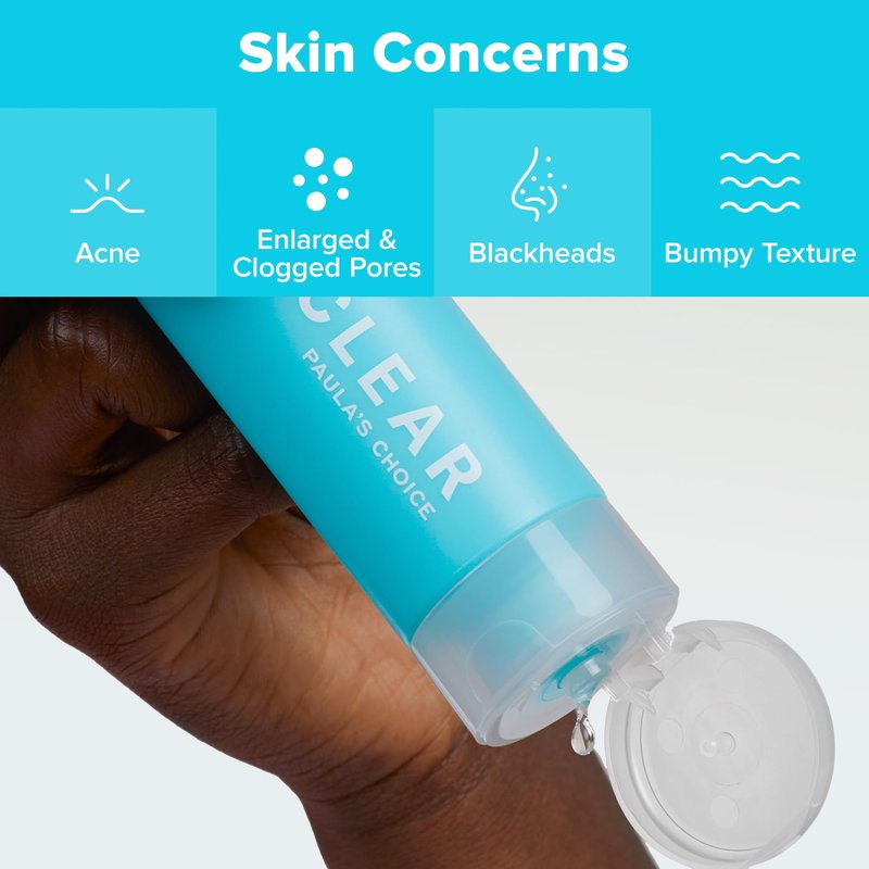 Paula's Choice CLEAR Anti-Redness Exfoliating Solution, 2% Salicylic Acid Liquid Exfoliant for Face, Face Exfoliant for Mild to Severe Acne & Breakouts, Blackhead-Prone Skin, Fragrance-Free