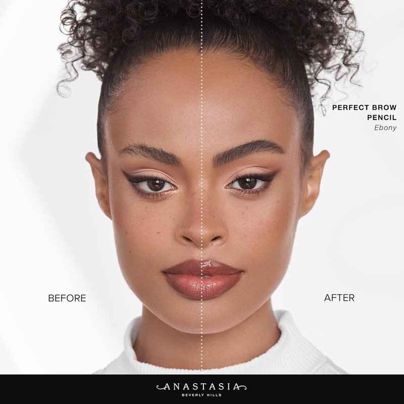 Anastasia Beverly Hills Perfect Brow Pencil - Dual-Ended Eyebrow Tool with Spoolie Brush | Full-Pigment, Natural Finish