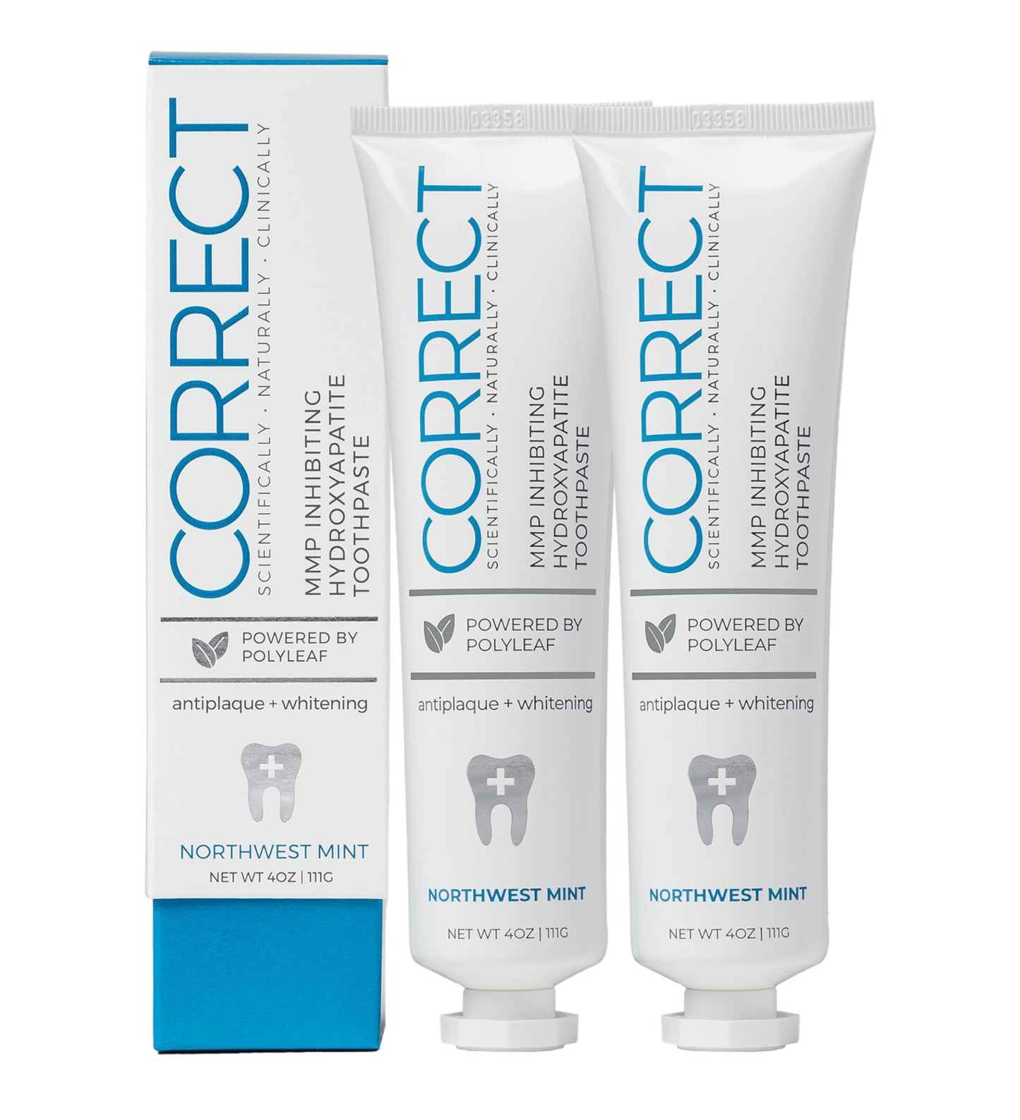Fluoride-Free Nano-Hydroxyapatite Toothpaste – Whitening, Sensitive Teeth, MMP Inhibiting, Antiplaque, Remineralizing, Created by Doctors + Dentists for Gum Health, SLS-Free, Made in USA, 4oz, 2-Pack