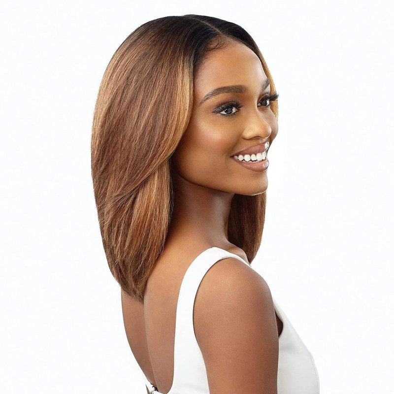 EveryWear Synthetic HD Lace Front Wig - Jet Black, Natural Look & Comfort