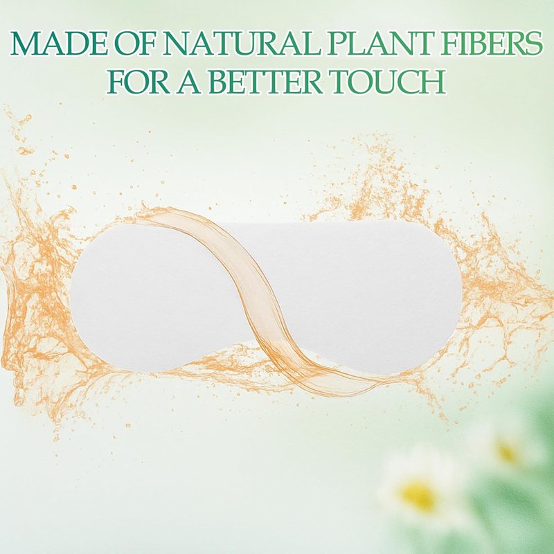 Disposable Eye Pillow Covers - Soft Cotton Spa Facial Sheets | Sanitary Cosmetic Eye Pads