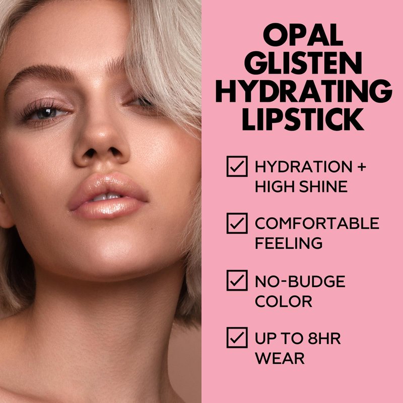 FOCALLURE Moisturizing Shimmer Lipstick, Hydrating Buildable Lip Color, Long Lasting Non-Drying Formula, Sparkly Diamond Finish, Back to School Gift, Sour Sugar