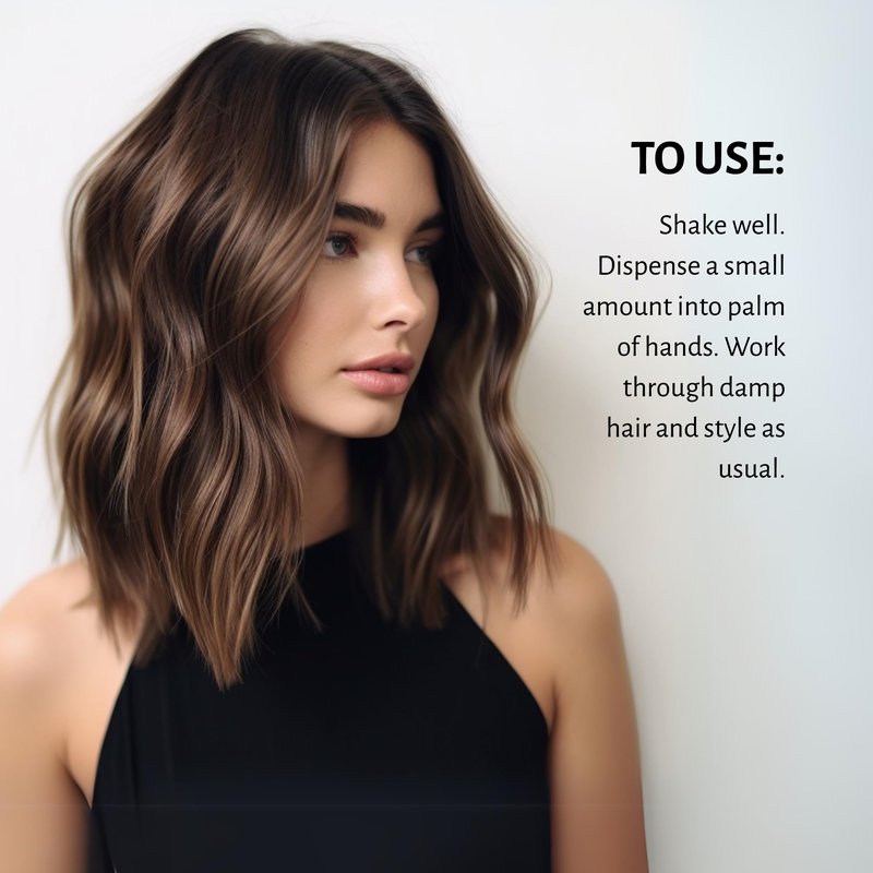 ECRU New York Body Building Fiber Mousse, Hair Mousse for Volume, Volumizer for Fine Hair, 6.76oz