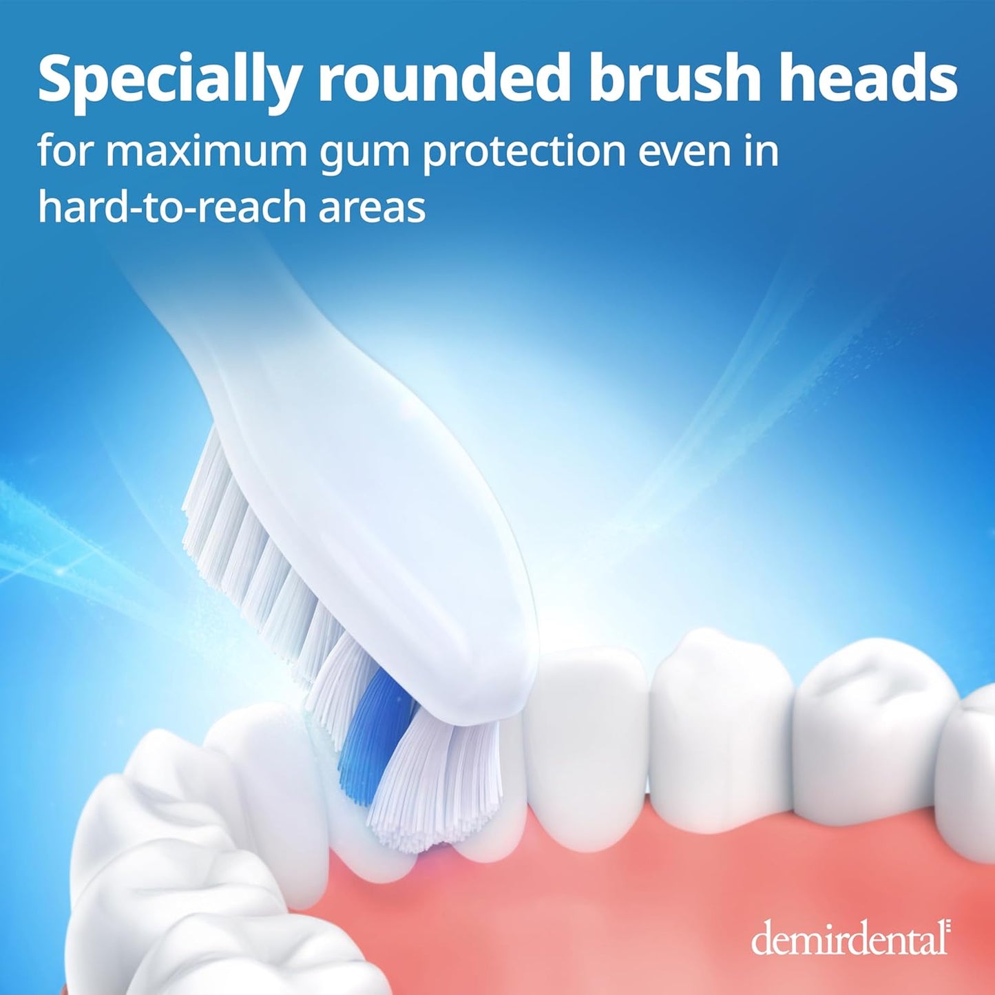 Toothbrush Heads for Sensitive Gums | Compatible with Philips Sonicare - Soft Replacement Heads - 8 Pack