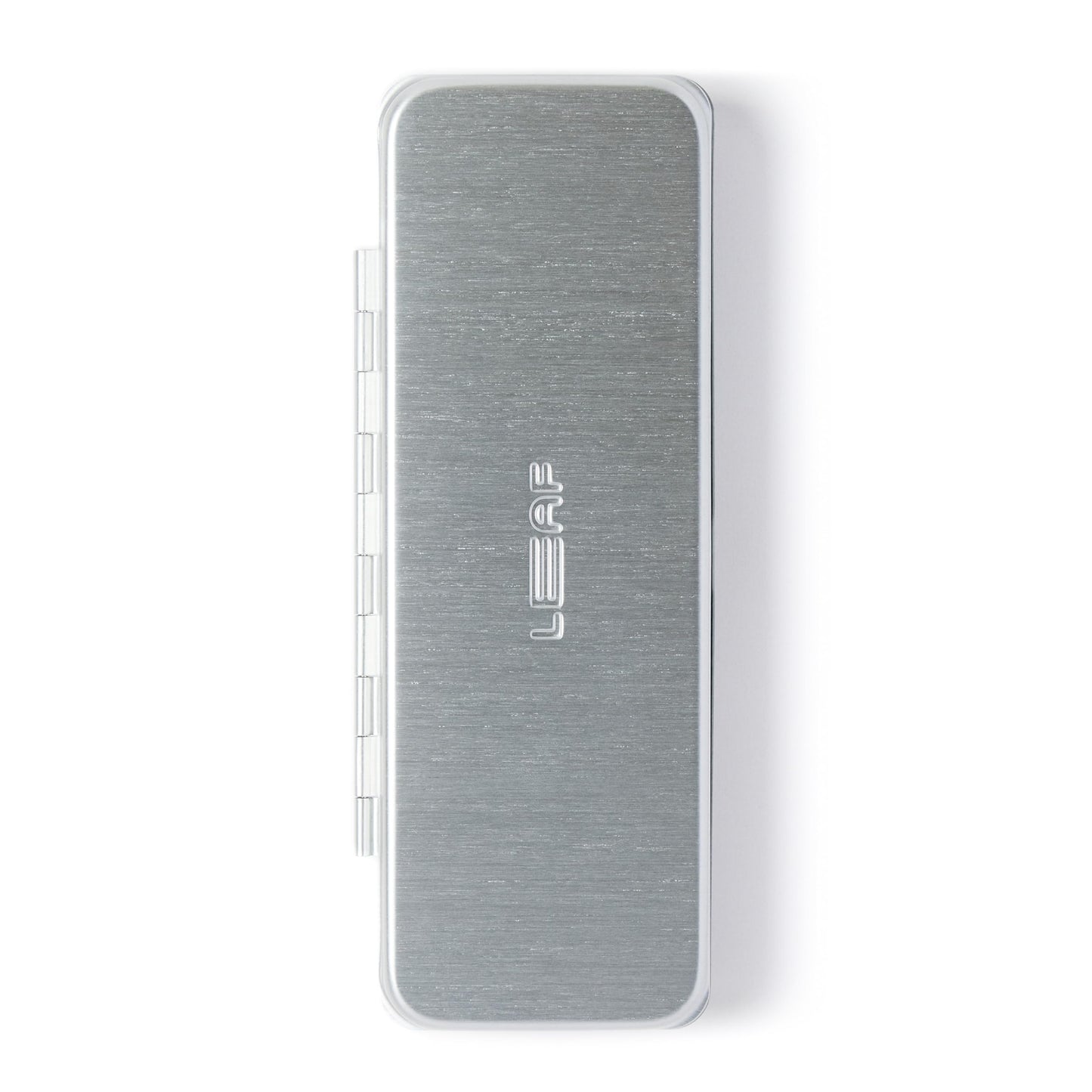 Leaf Shave | The Leaf Razor Case, Silver - Portable Aluminium and Silicone Travel Case