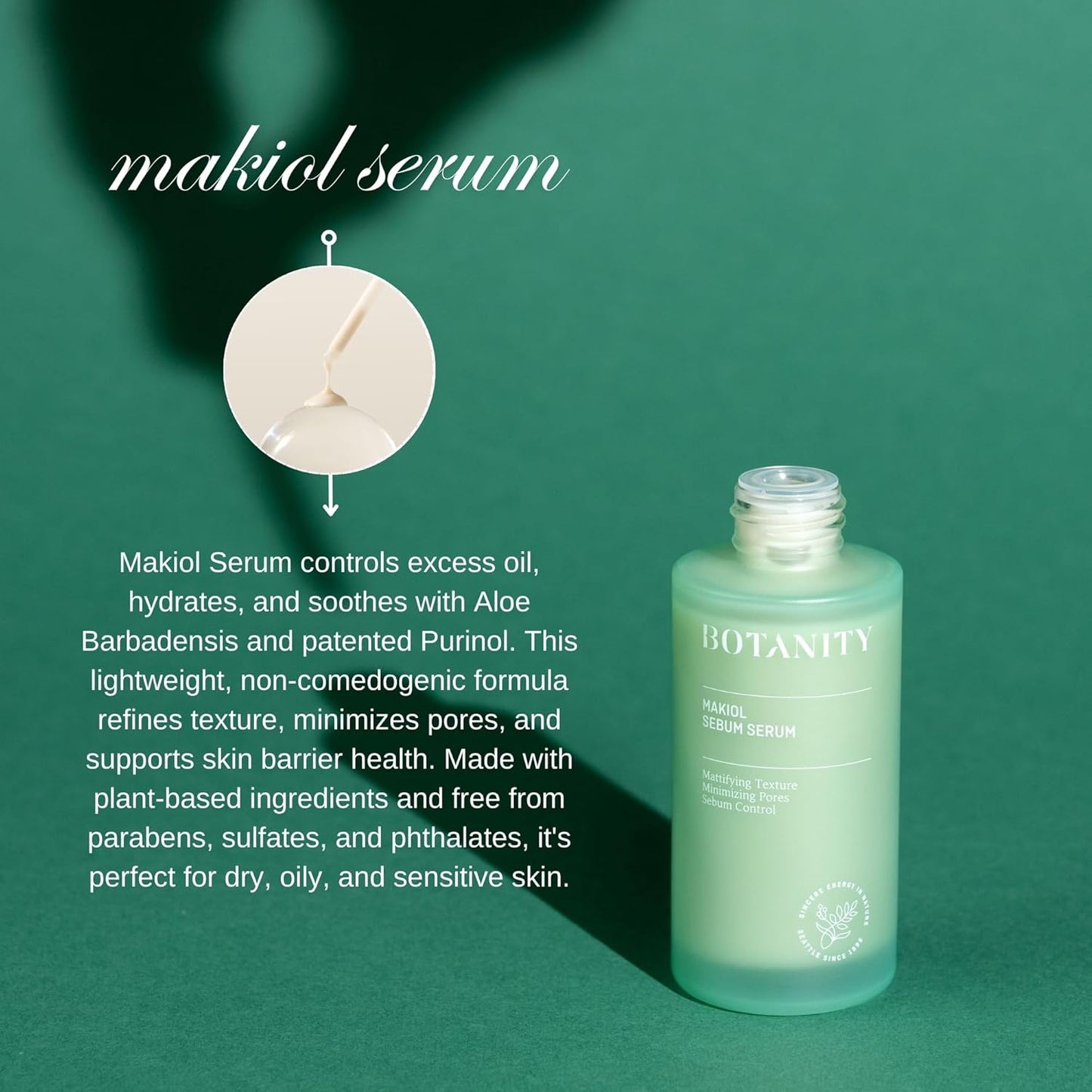 Makiol Serum - Korean Tranexamic Acid & Vitamin C Skincare | Hydration Boost, Oil-Control, Pore Minimizer, 1.69 fl oz