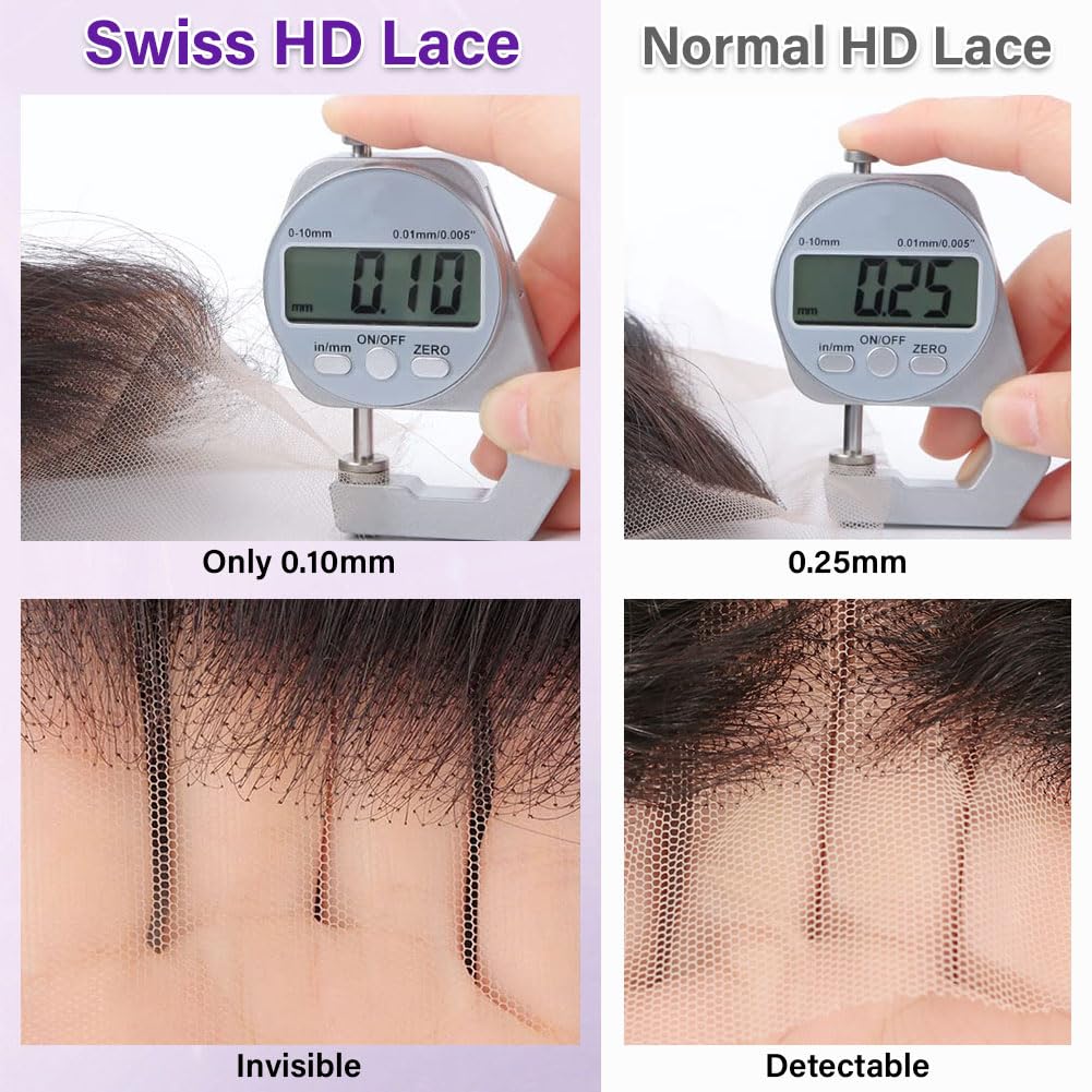 Body Wave HD Lace Frontal - 16 Inch 13x4 Transparent Closure | 100% Brazilian Virgin Hair, Pre-Plucked, Natural Black